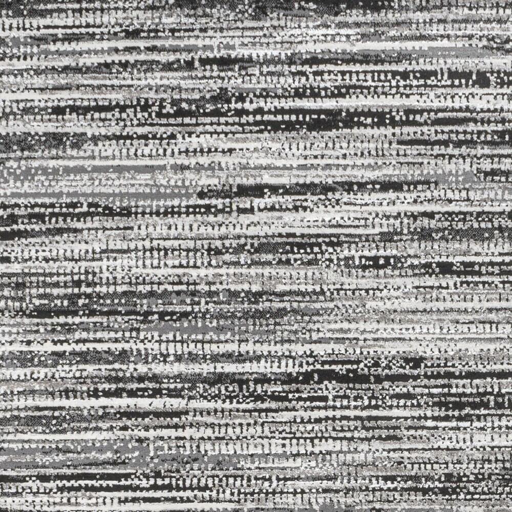 JONATHAN Y Loom Modern Strie'  Black/Gray 8 ft. x 10 ft. Area Rug