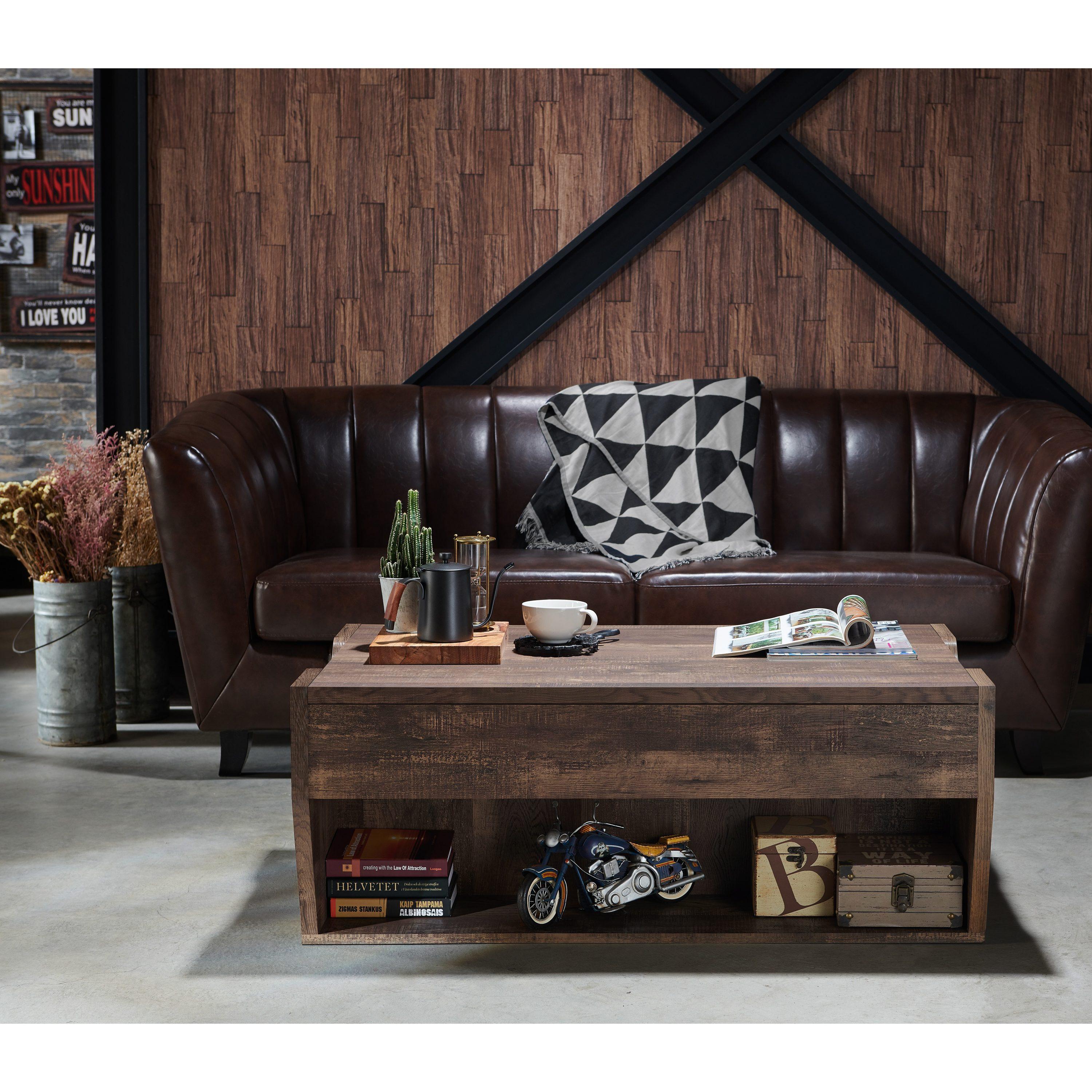 Furniture of America Rere Rustic 41-inch Wood Lift-top Coffee Table by  Reclaimed Oak Reclaimed,Oak Finish