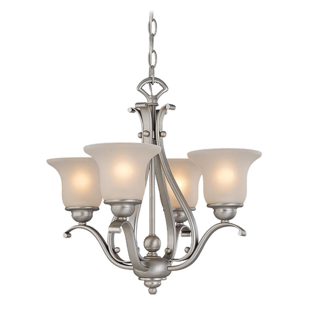 Vaxcel Monrovia 4 - Light Chandelier in  Brushed Nickel