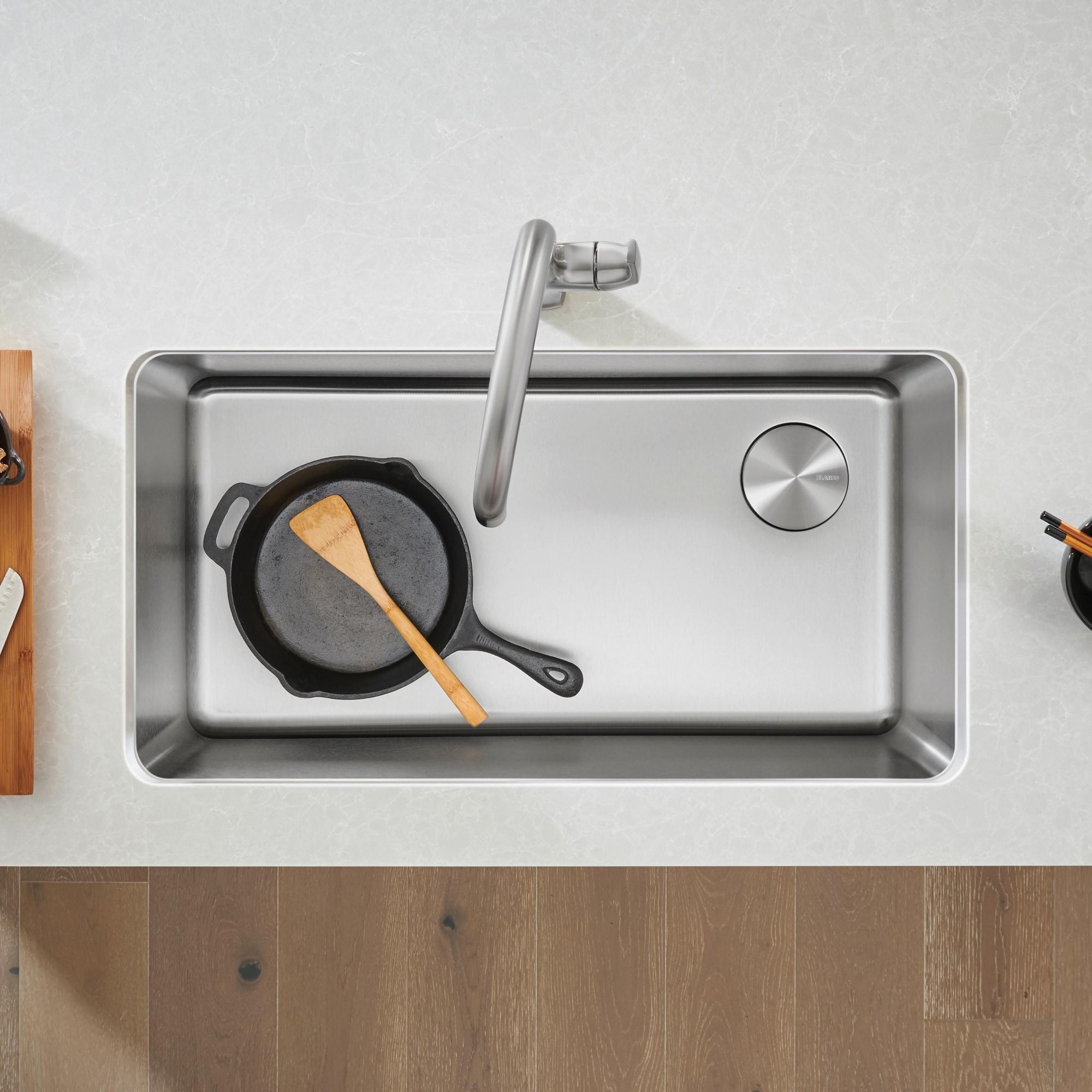 Blanco 442763 Formera 33" L x 18'' W Single Bowl Stainless Steel Undermount Kitchen Sink