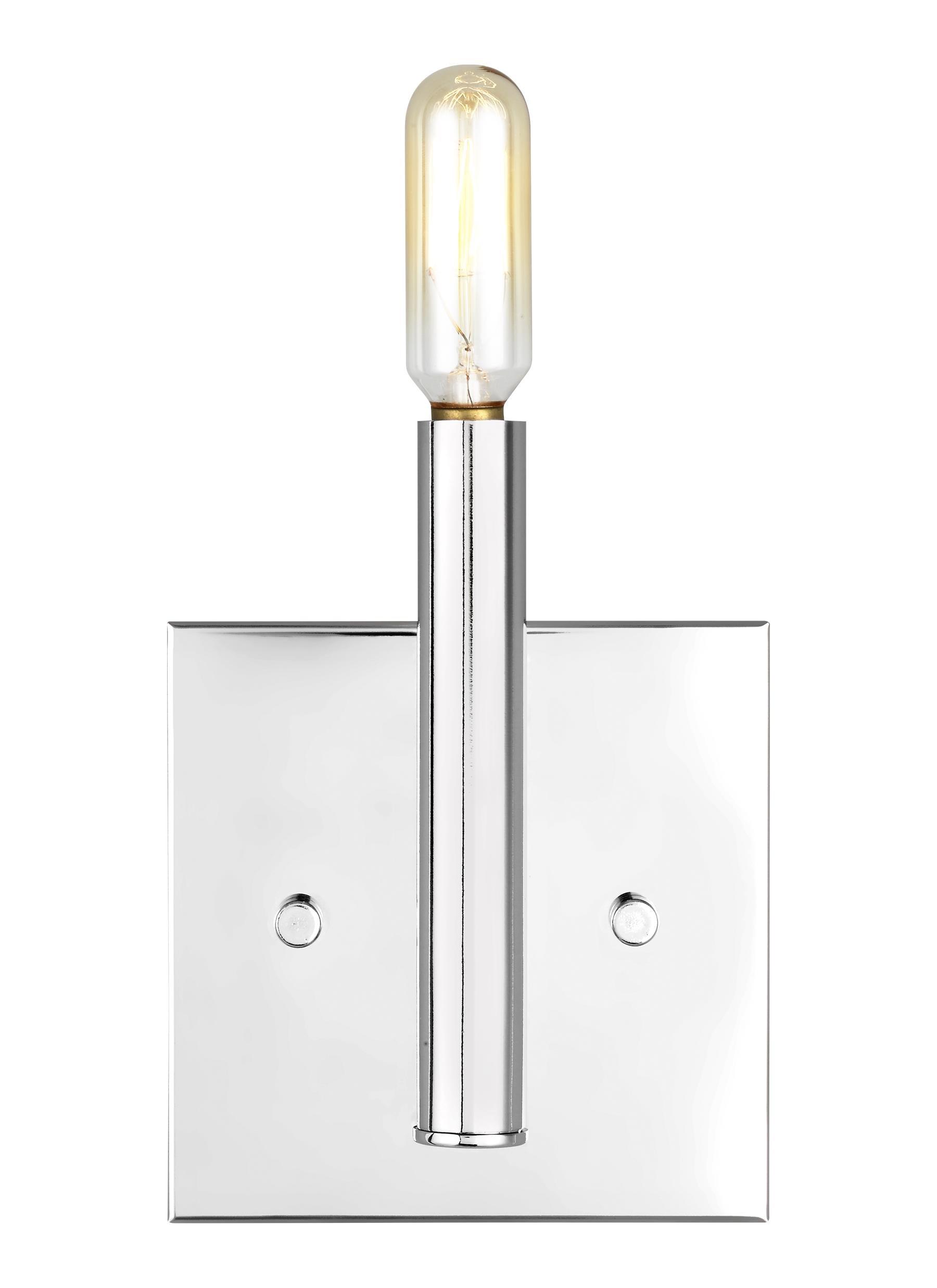 Chrome Direct Wired Electric Outdoor Wall Sconce