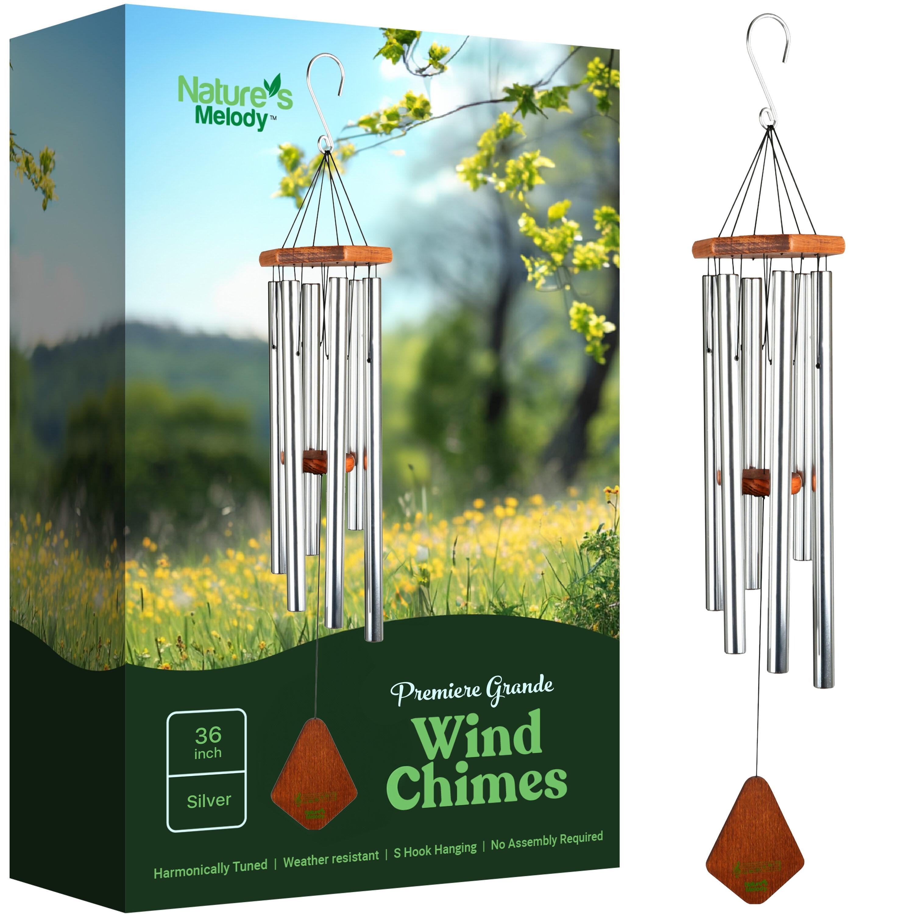 Nature's Melody Nature's Melody Tuned 6-Tube Outdoor Wind Chimes