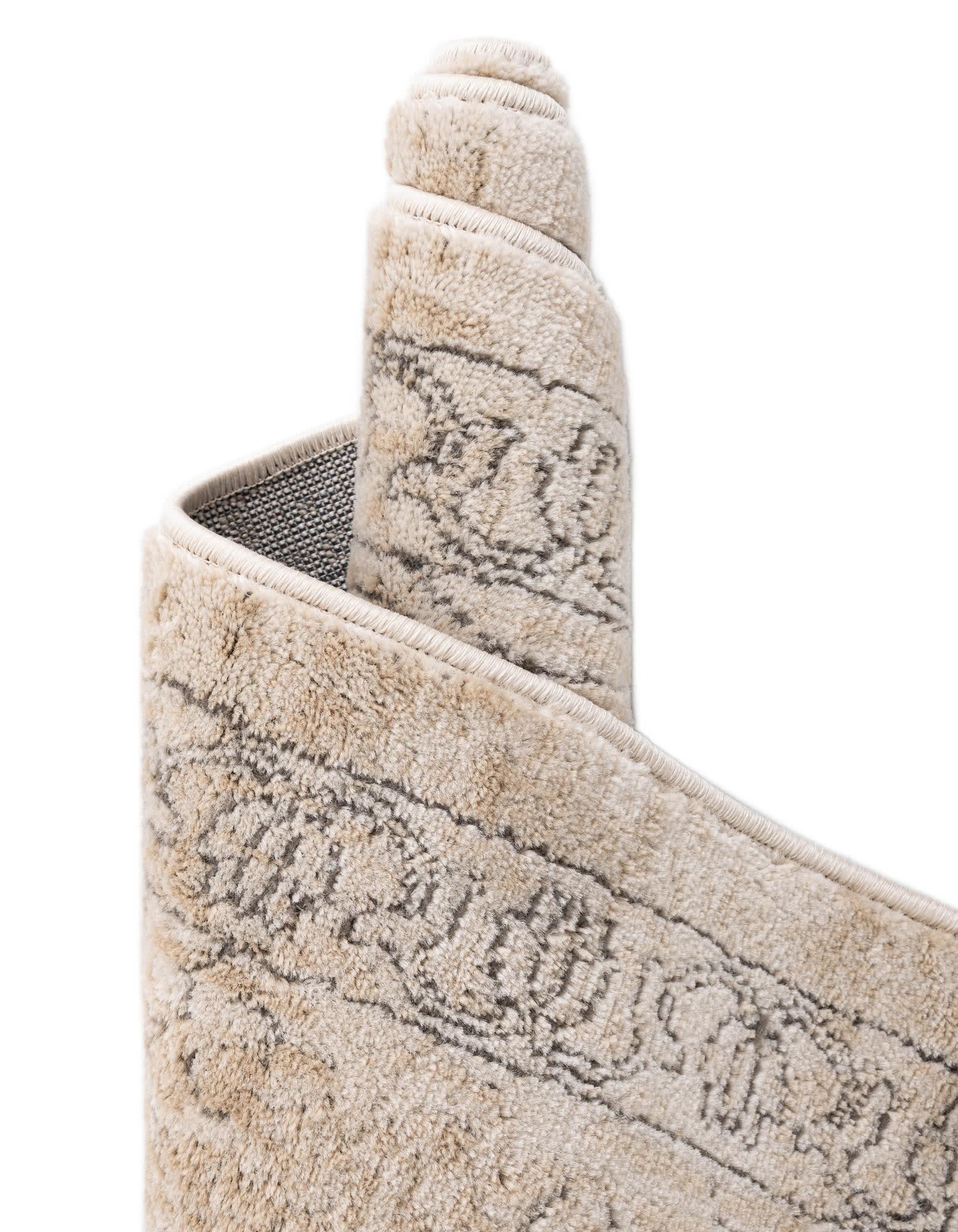 Unique Loom Portland Collection Area Rug - Albany (10' x 14' 1" Rectangle Ivory/Beige)