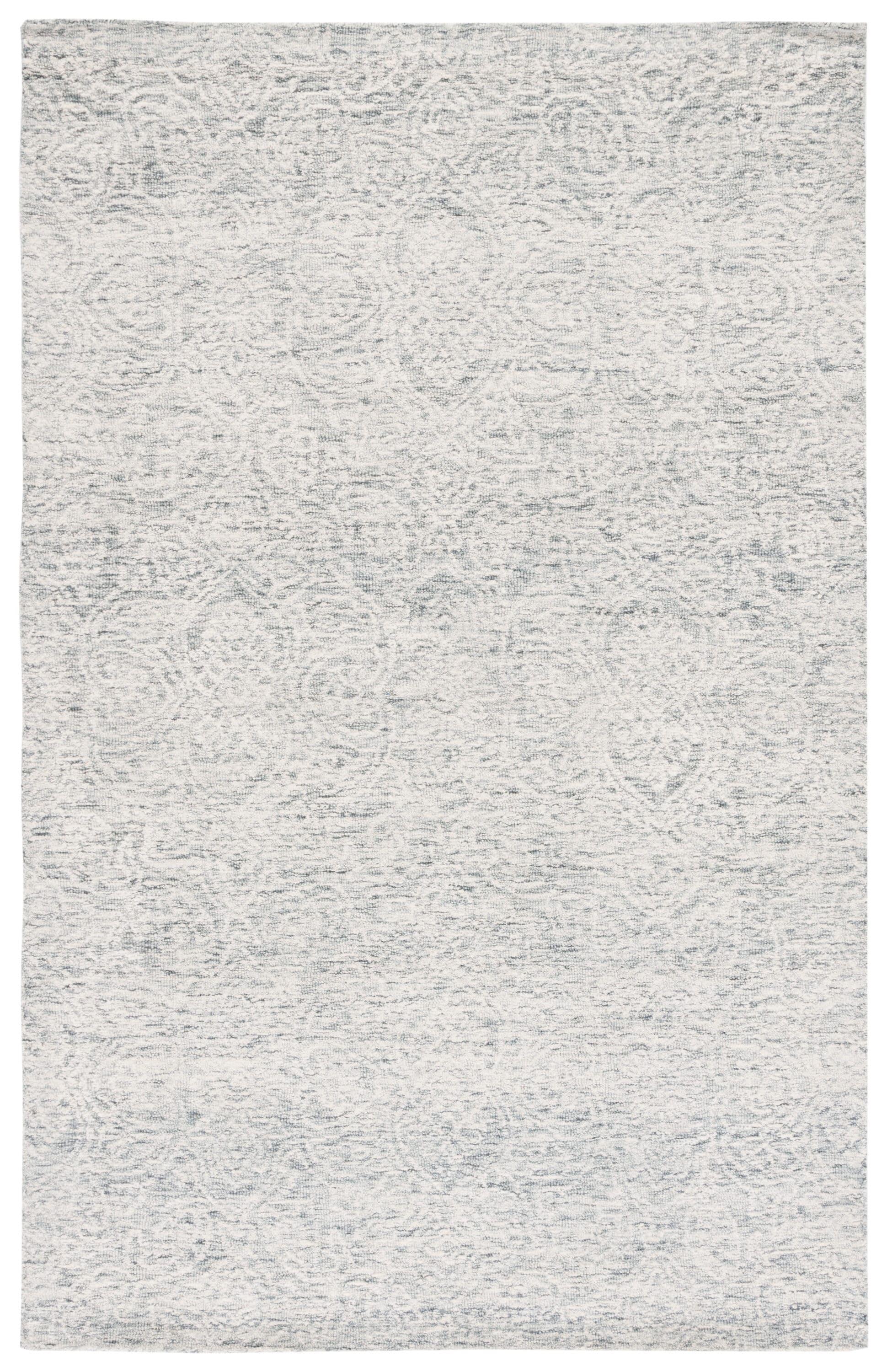 Metro MET998 Hand Tufted Indoor Area Rug - Dark Grey/Ivory - 4'x6' - Safavieh