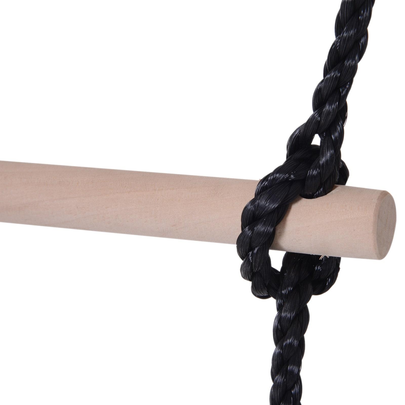 Gray Heavy Duty Metal 3-in-1 Kids Outdoor Swing Set