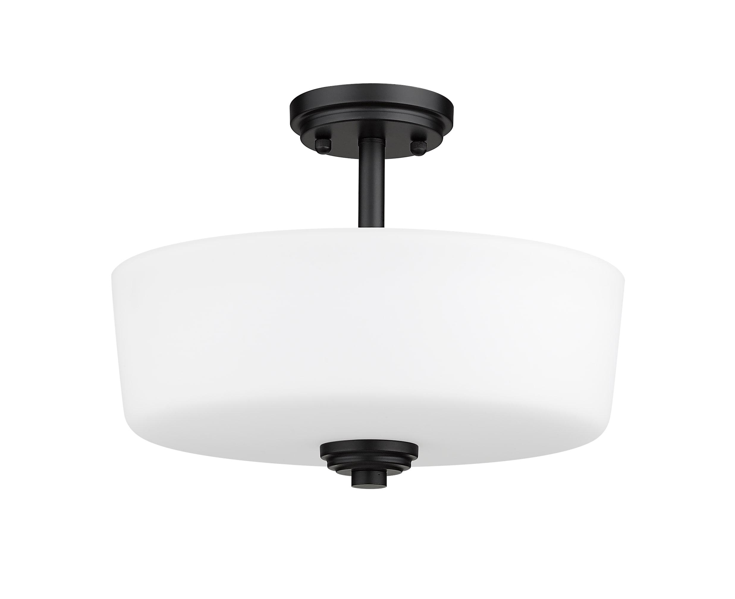 Z-Lite Arlington 3 - Light Semi-Flush Mount in  Bronze