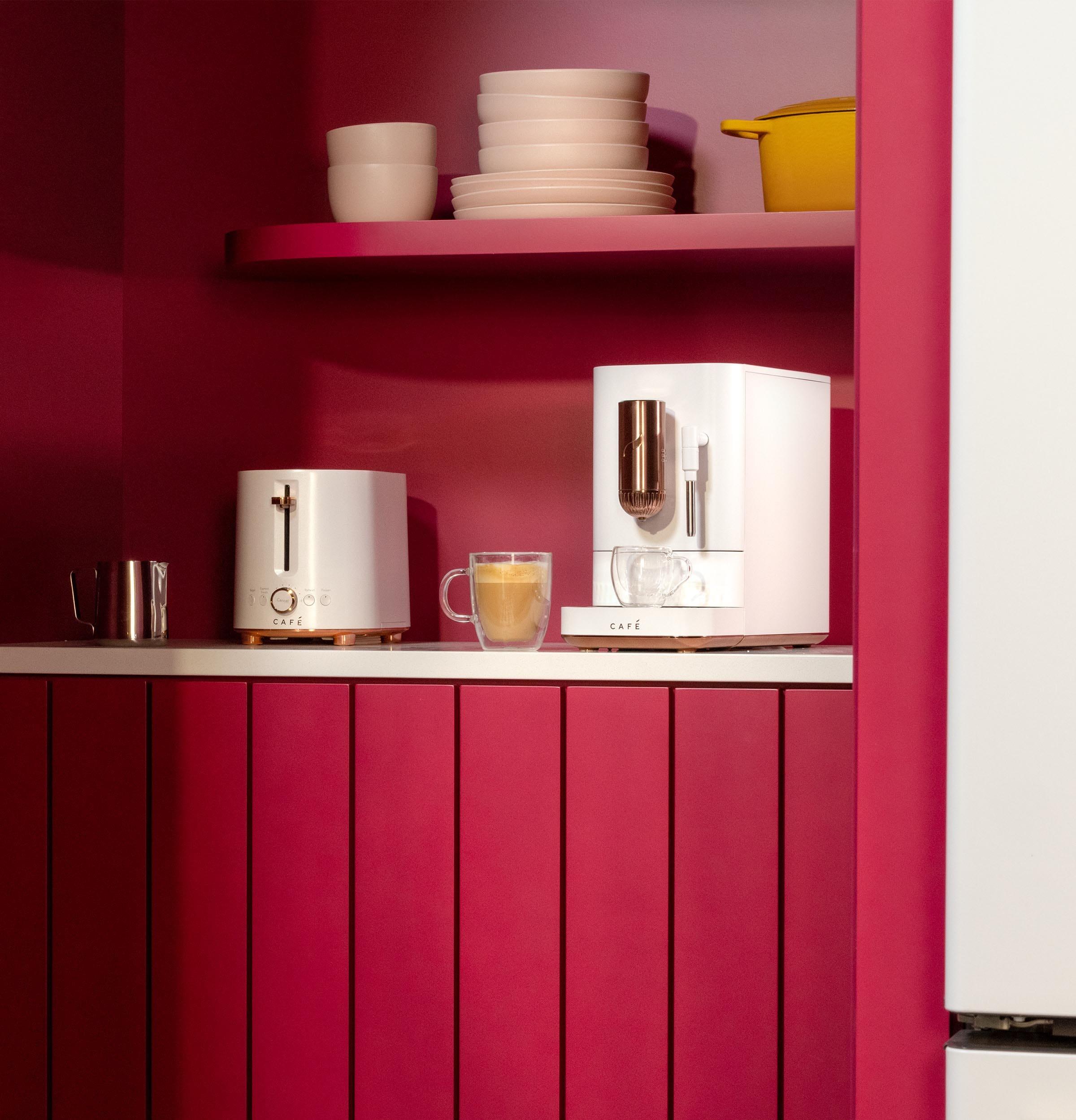 Café™ Matte White Affetto Automatic Espresso Machine