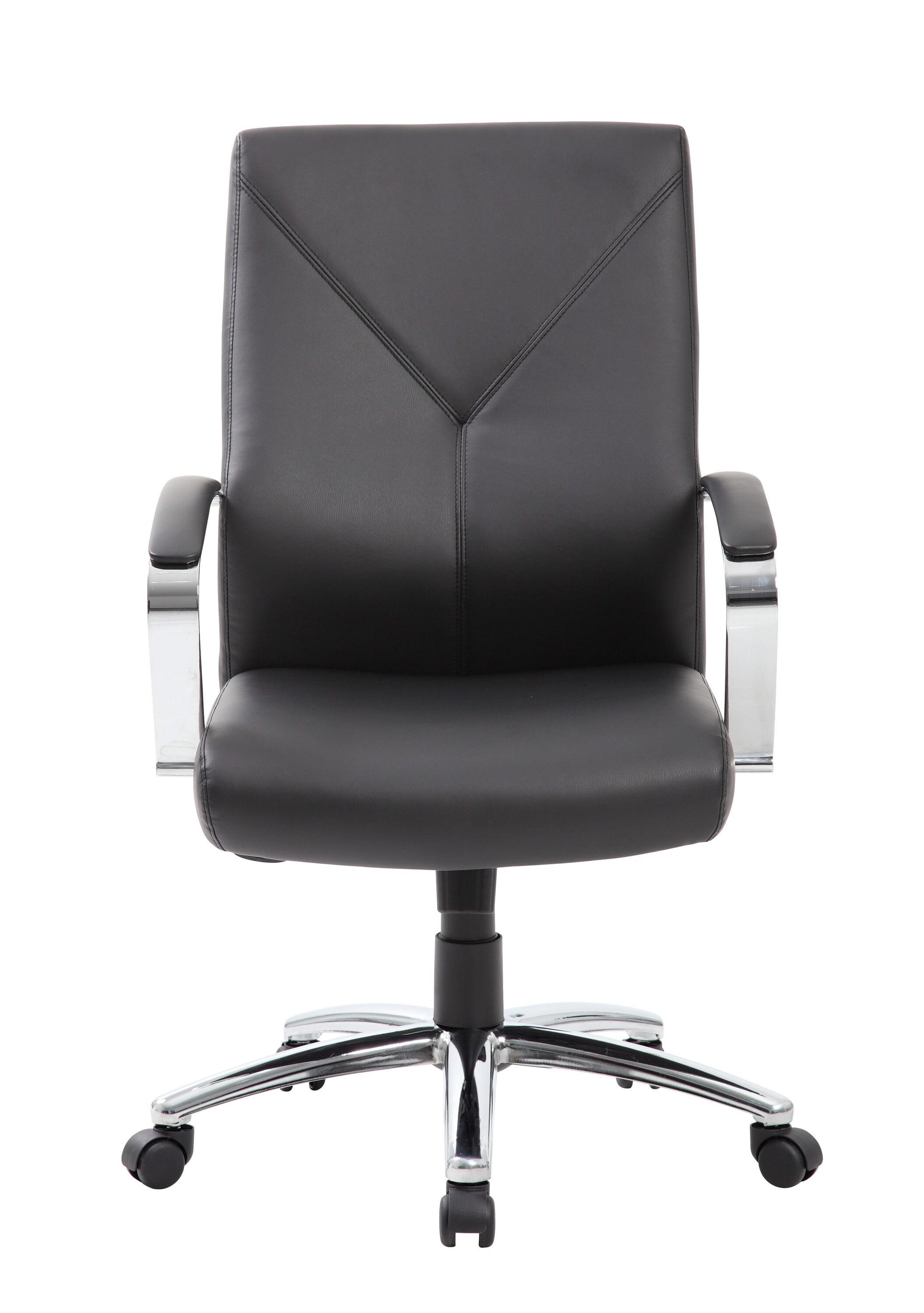 Boss Office Products Leather Conference Chair