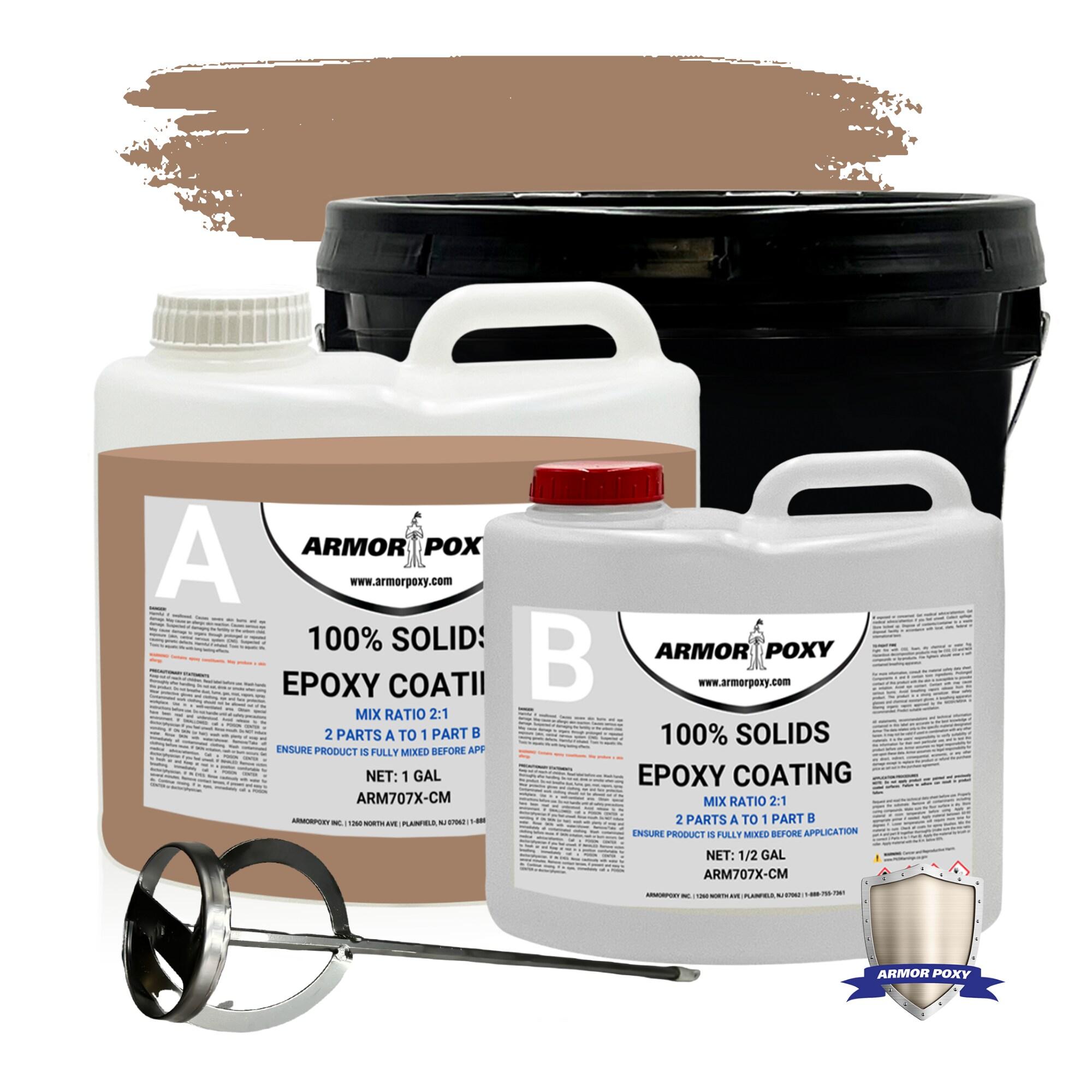 ArmorPoxy 100% Solids, Ultra Thick Epoxy With Metal Mixer, 1.5 Gallons
