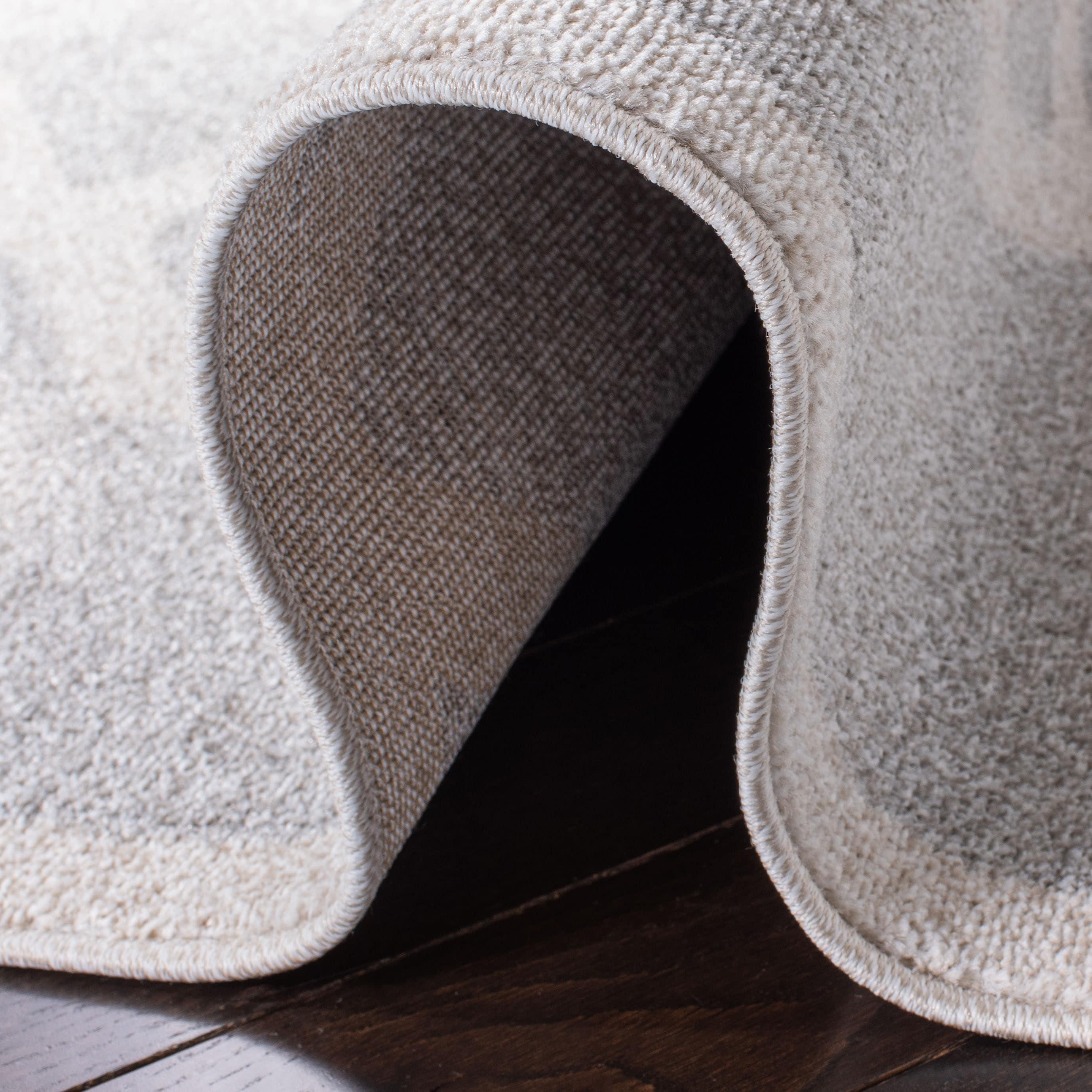 Amherst AMT421 Power Loomed Indoor Area Rug - Light Grey/Beige - 4'x6' - Safavieh