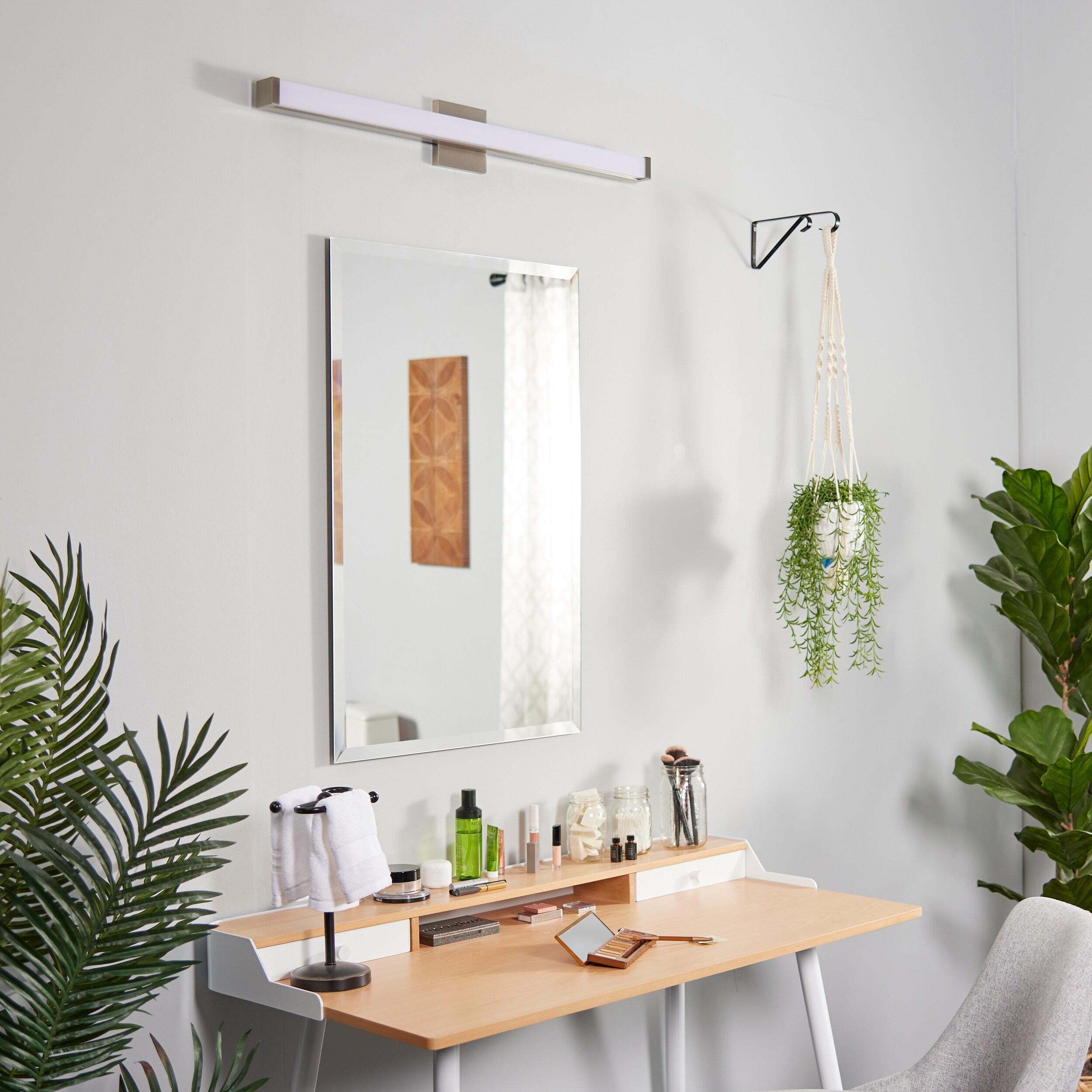 -Led Bath Vanity Light-Minimalistic Contemporary Style-Satin Nickel Finish-36 Inch Size Maxim Lighting 52006Sn