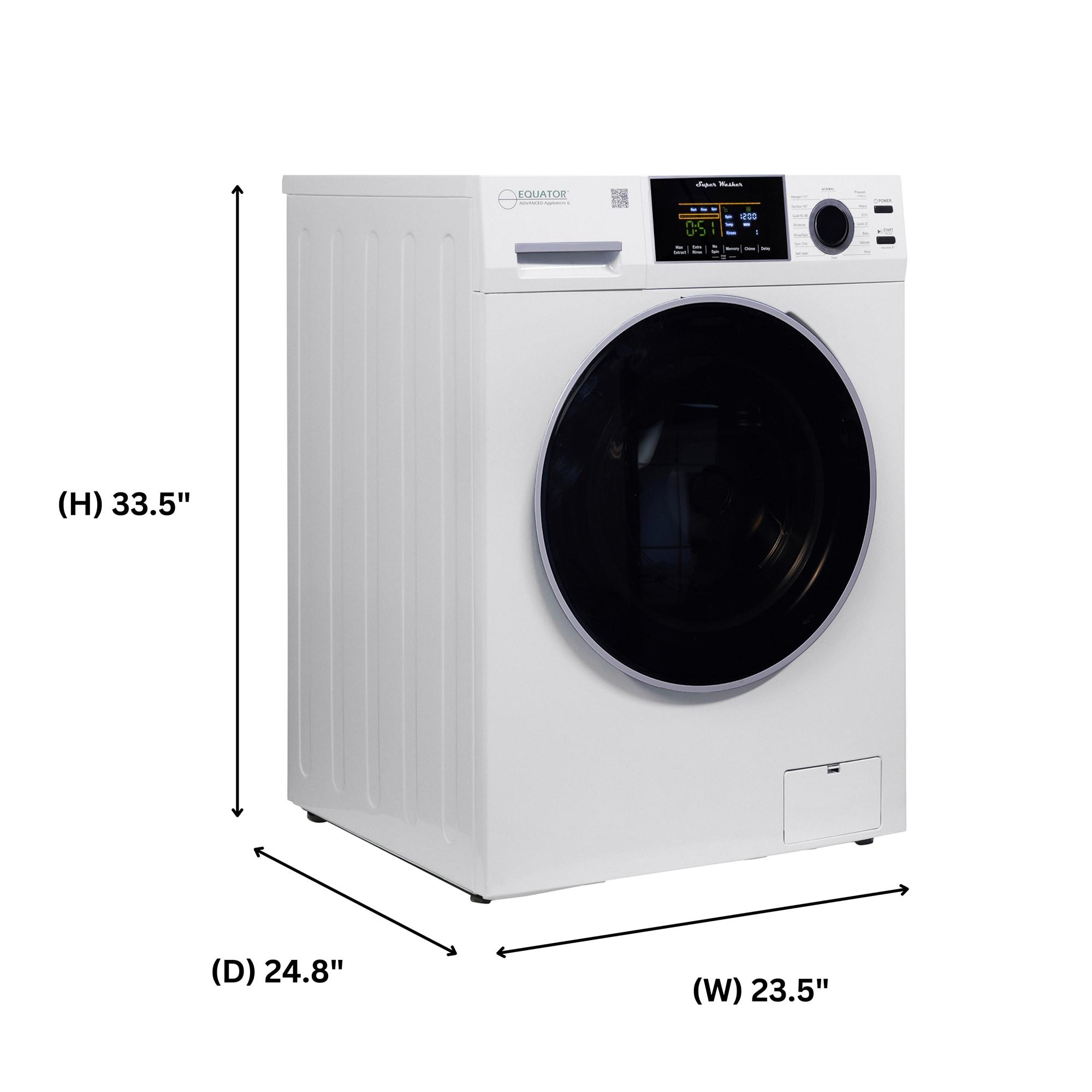 Equator DELUXE LAUNDRY SET Digital Washer 1.9cf 110V Vented Dryer 4cf 110V (Side by Side)