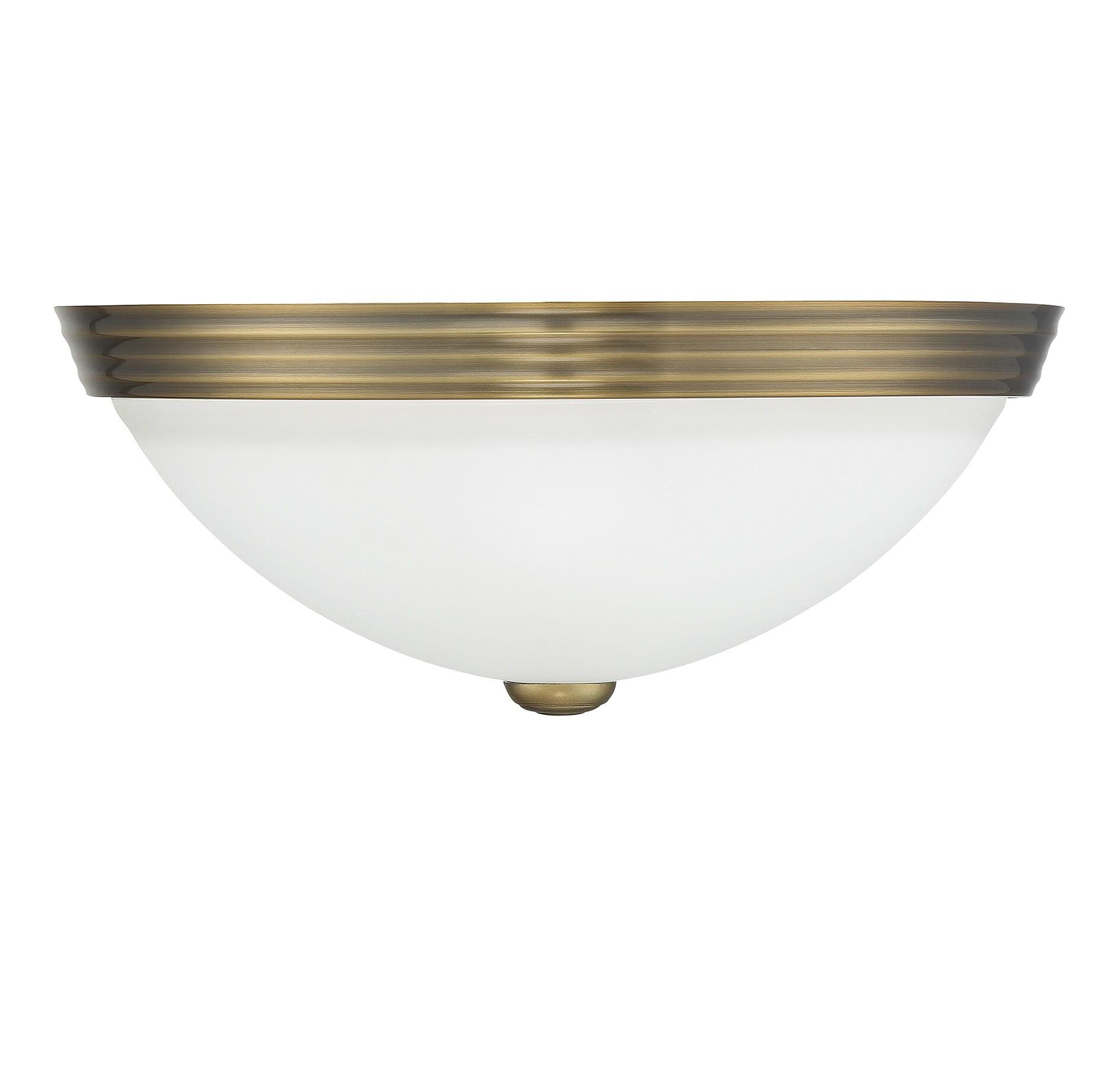 Savoy House NULL 2 - Light Flush Mount in  Warm Brass