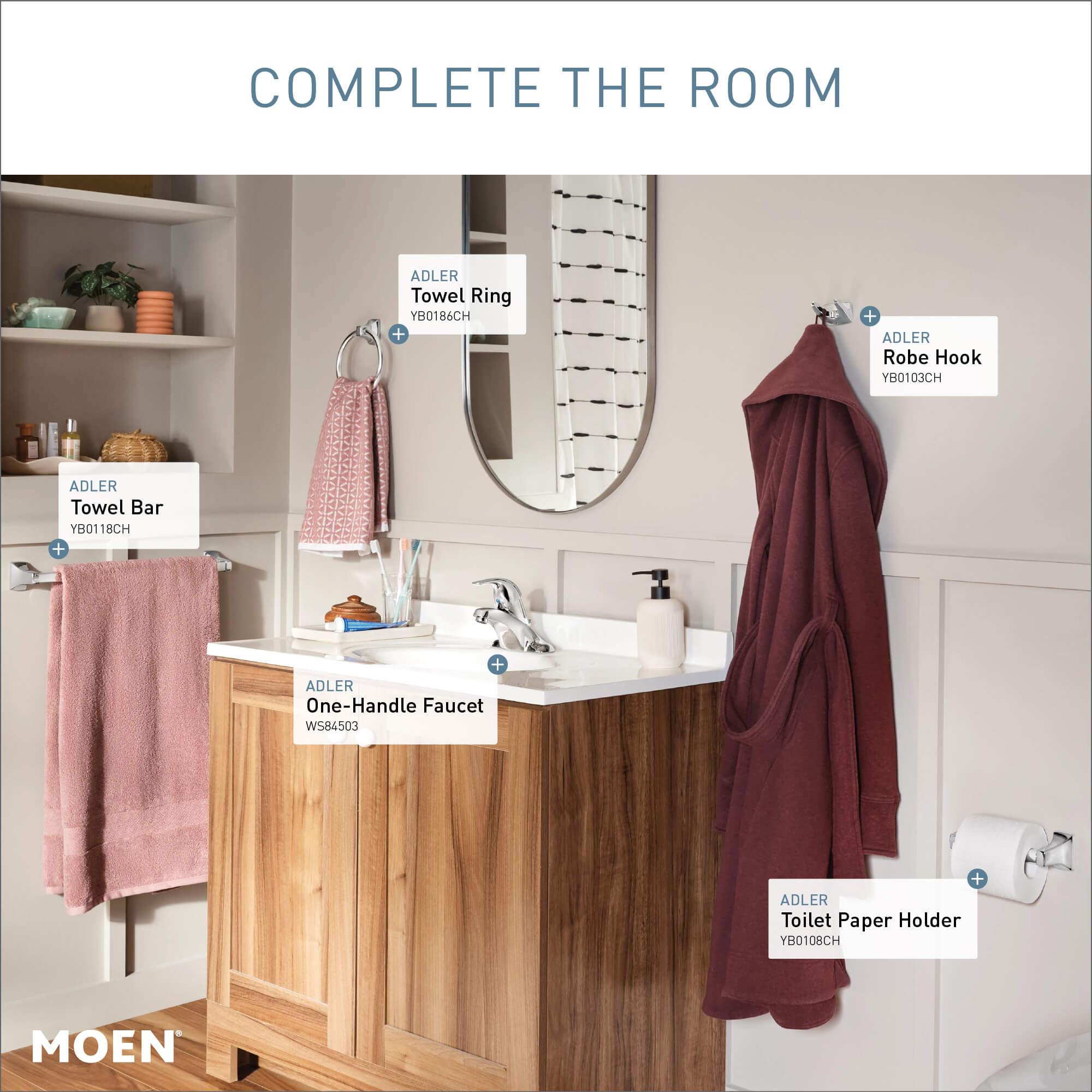 Moen WS84503 Adler Centerset Bathroom Faucet