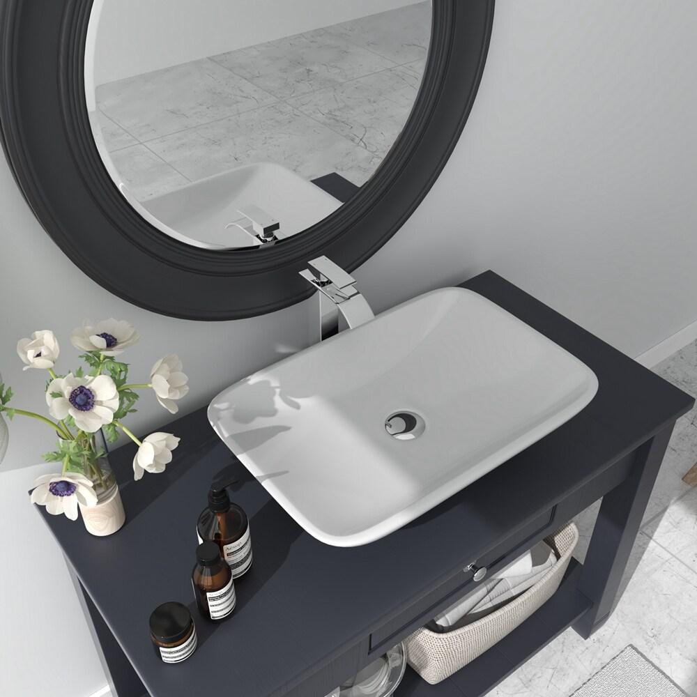 Vessel Sink Faucet Single-handle Bathroom Faucet with Drain Assembly