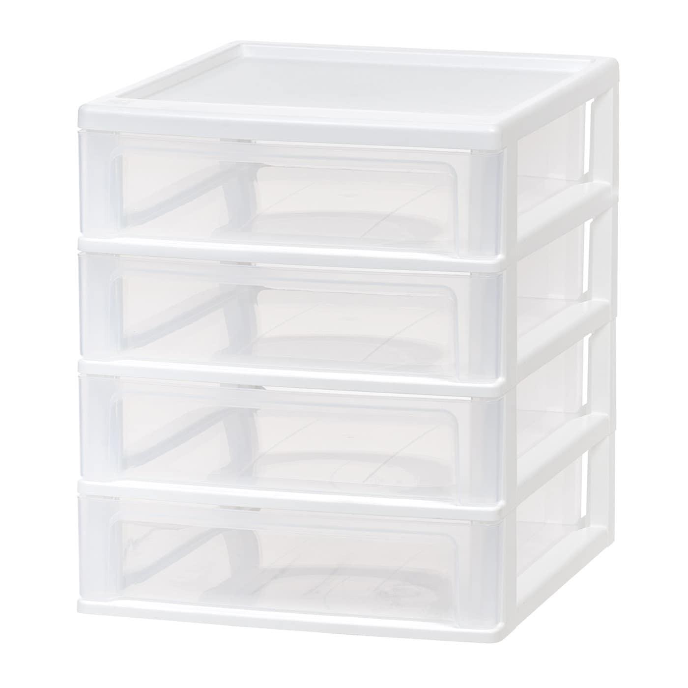 IRIS USA, Inc. 4 Drawer Plastic Desktop Organizer