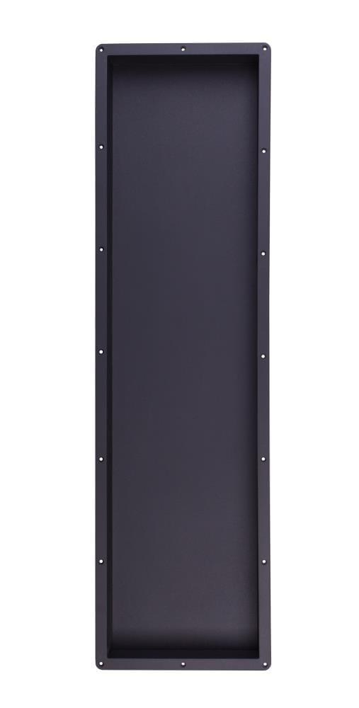 Black ABS Waterproof Recessed Shower Niche 14" x 50"