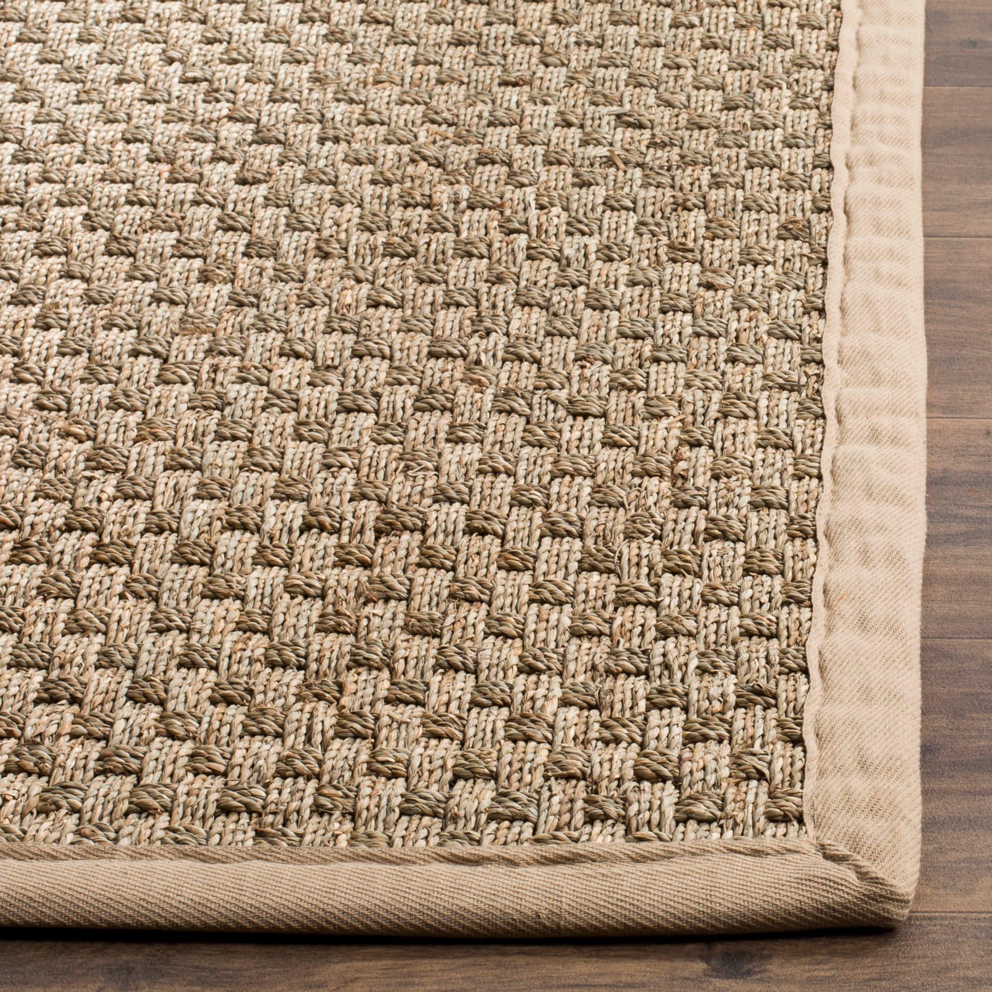 Natural Fiber NF114 Power Loomed Indoor Area Rug - Natural/Beige - 4'x4' - Safavieh.