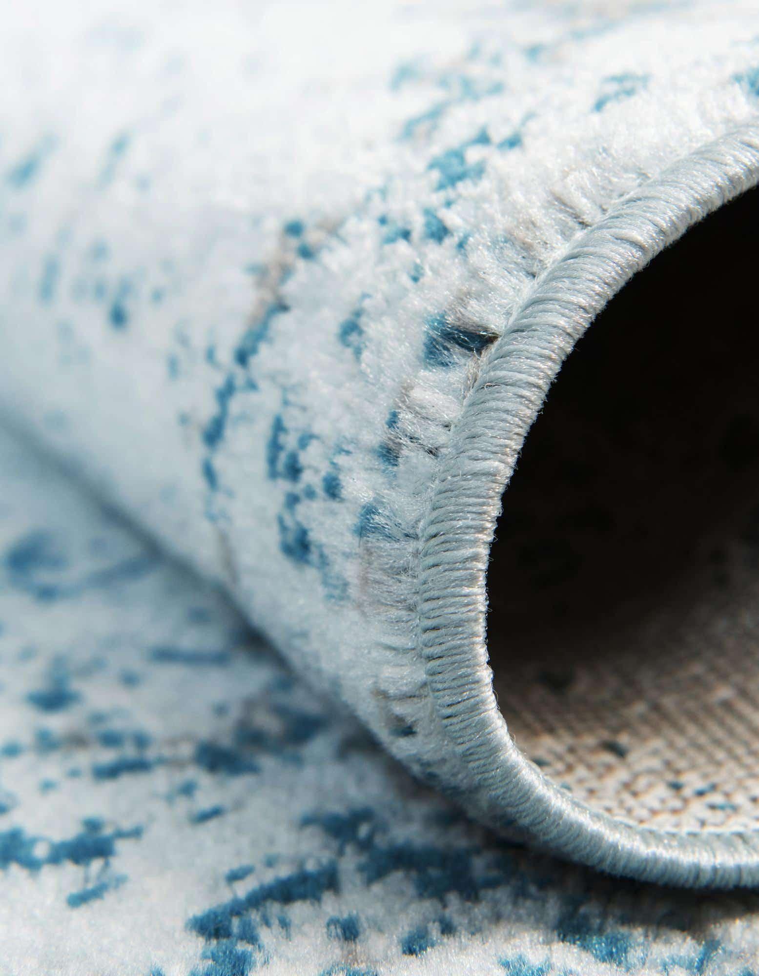 Unique Loom Finsbury Collection Area Rug - Elizabeth (2'  x 3' Rectangle Blue/Ivory)