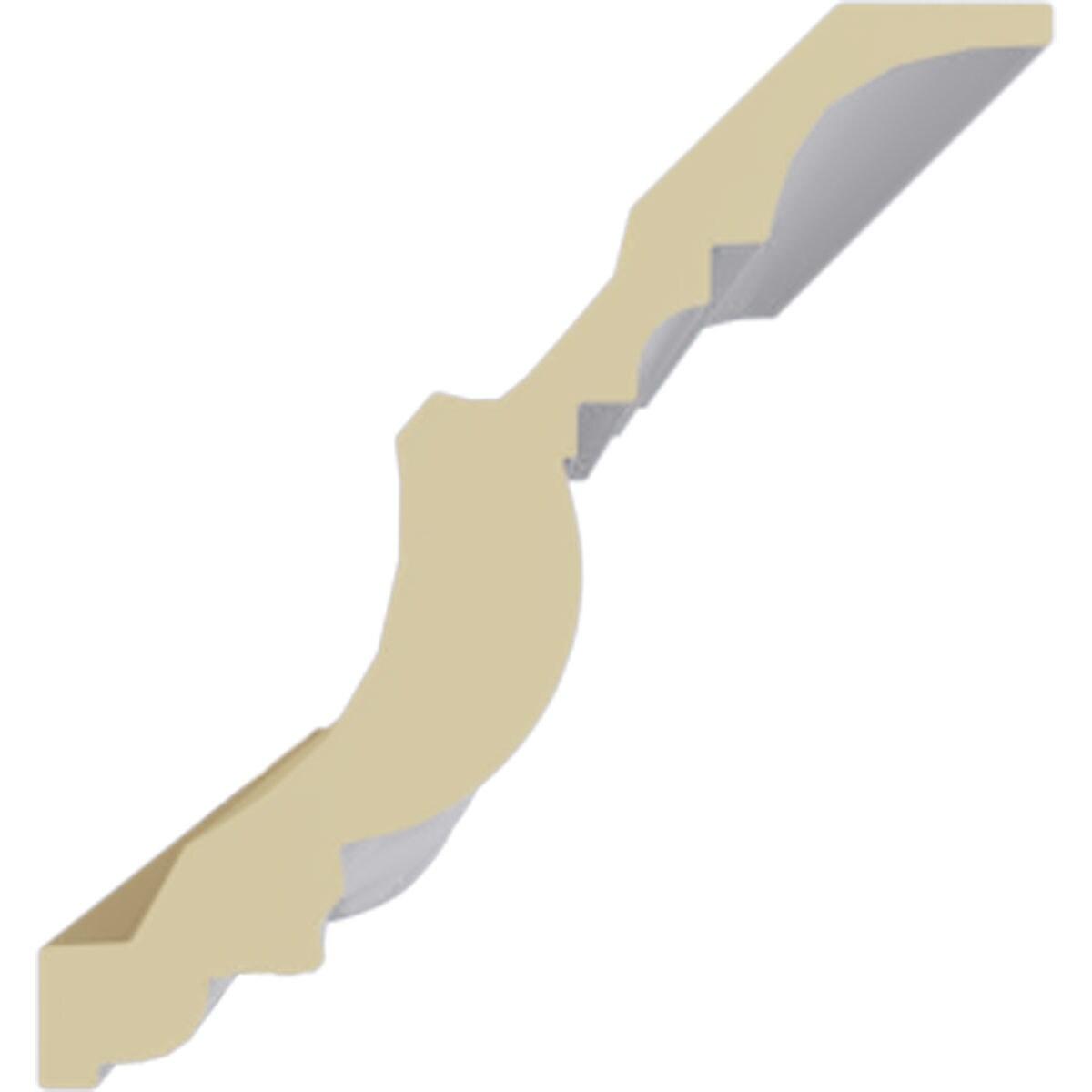 Ekena Millwork 5 5/8"H x 5 1/4"P x 7 5/8"F x 94 1/2"L, (6" Repeat), Artis Crown Moulding