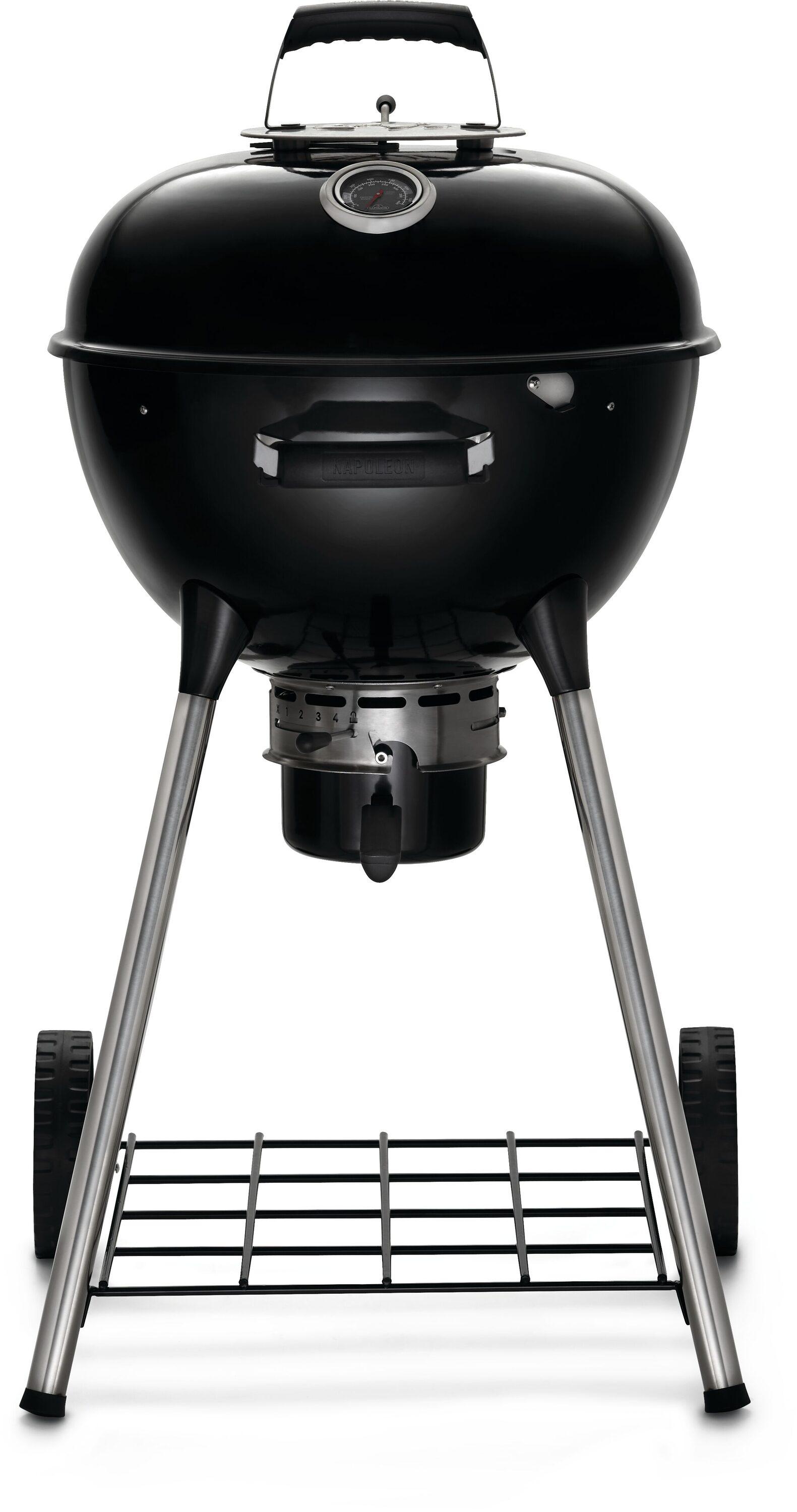 Napoleon NK18-inch Charcoal Kettle Grill, Black