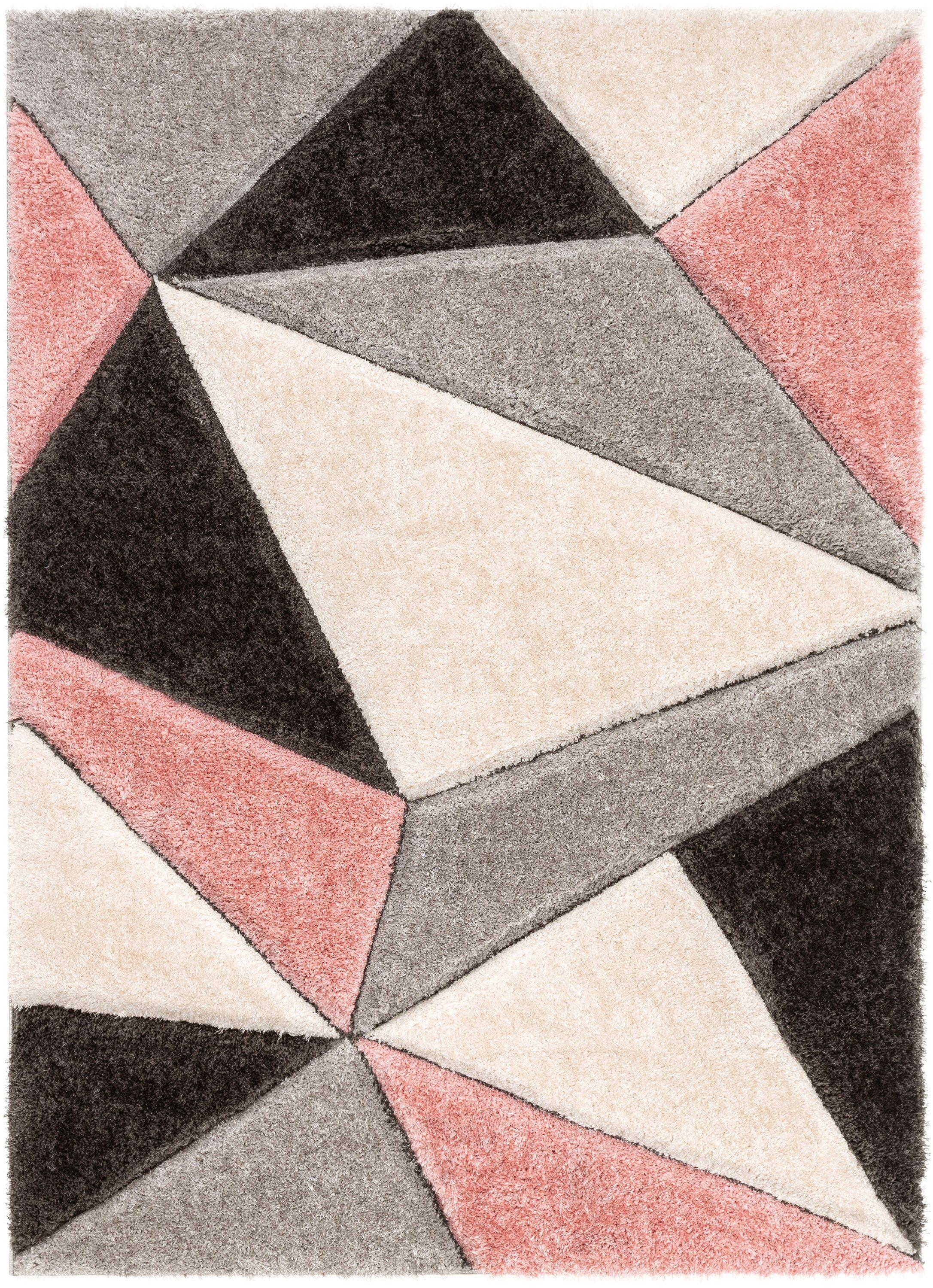 Cobina Shag Blush/Cream Area Rug