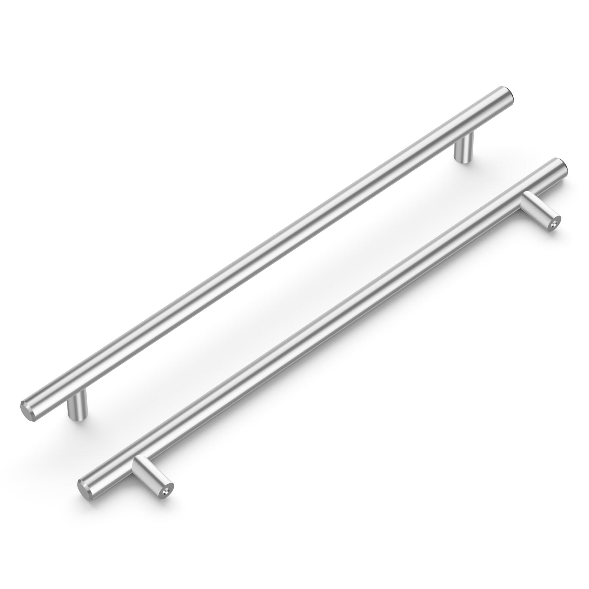 Bar Pull Kitchen Cabinet Handles, Solid Core Drawer Pulls for Cabinet Doors, 10-1/16" (256mm)