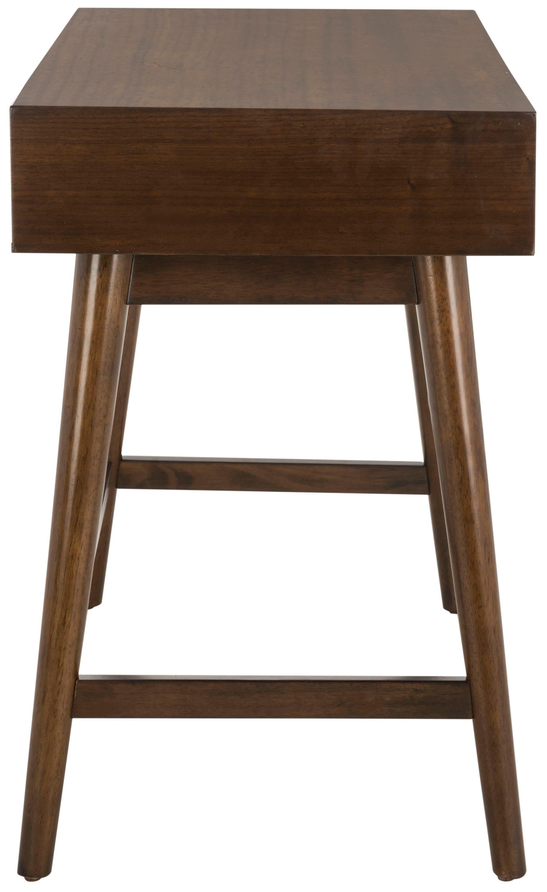 Isadora Midcentury Modern Desk - Walnut - Safavieh