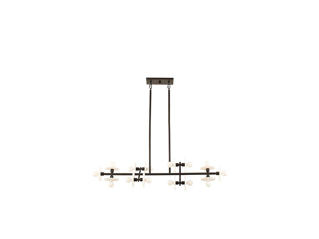 Savoy House Amani 14 - Light Chandelier in  Black Cashmere