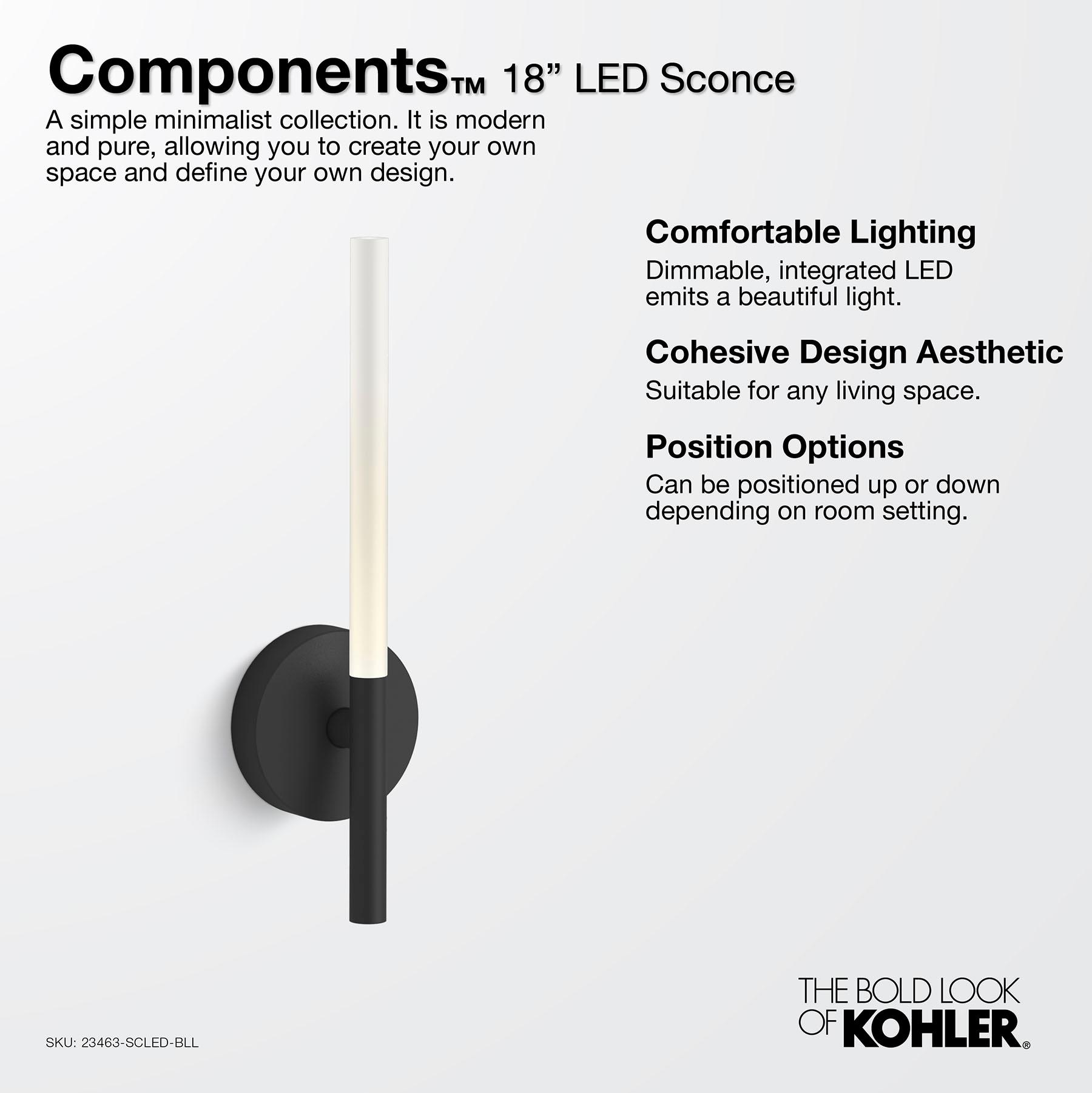 Components One-Light LED Sconce