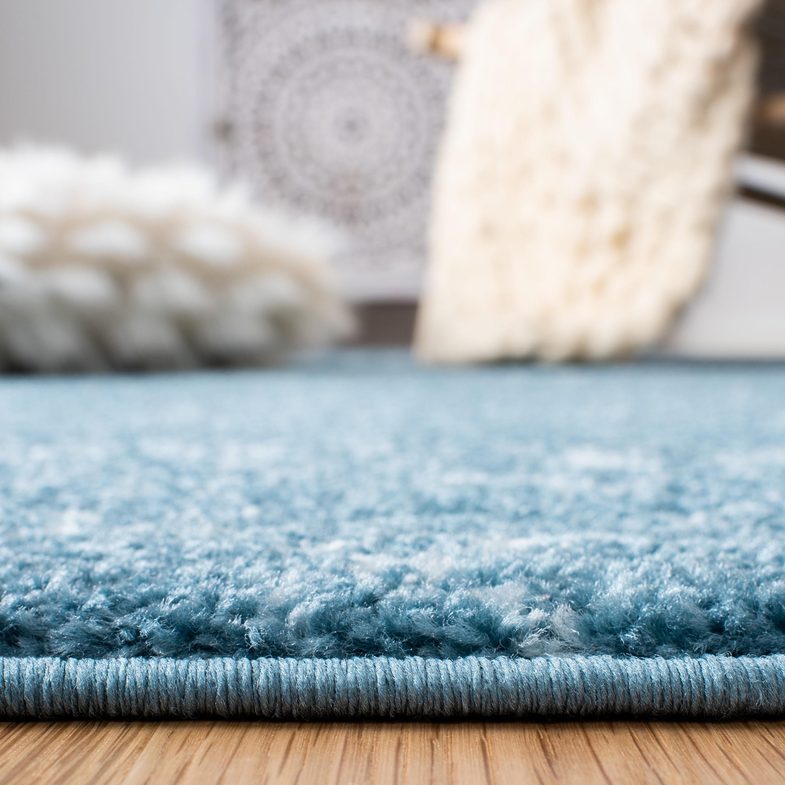 Tulum TUL229 Power Loomed Area Rug - Turquoise/Blue - 8'x10' - Safavieh.