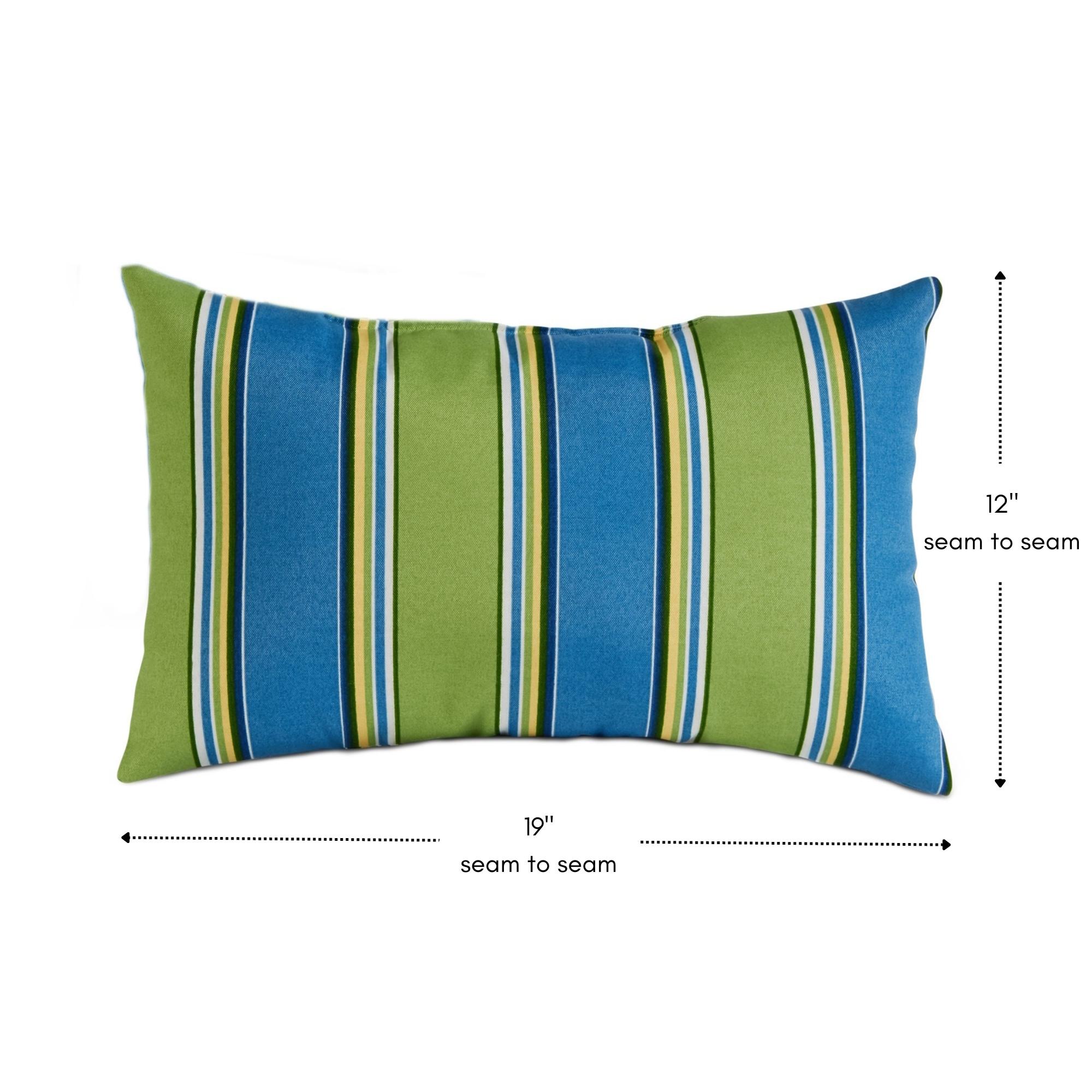 Indoor/Outdoor Reversible Throw Pillow