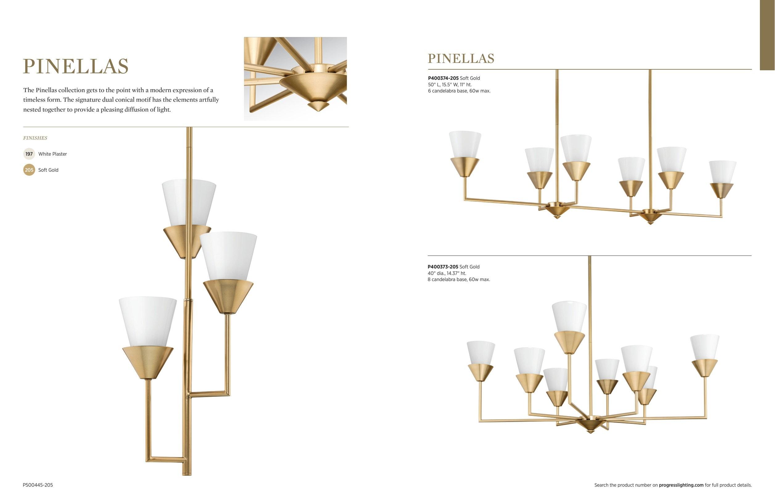 Pinellas 8 - Light Dimmable Tiered Chandelier