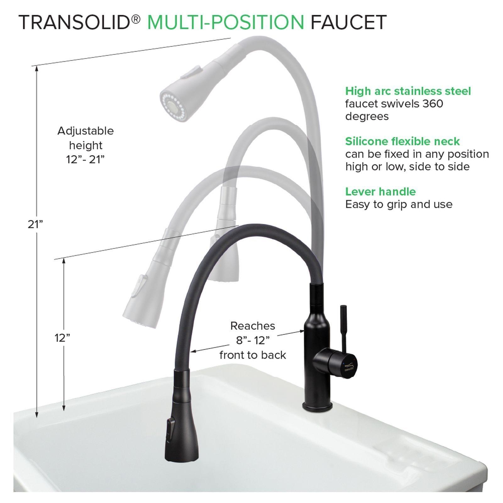 Flexible Multi-Function Faucet Single-Hole Laundry Faucet