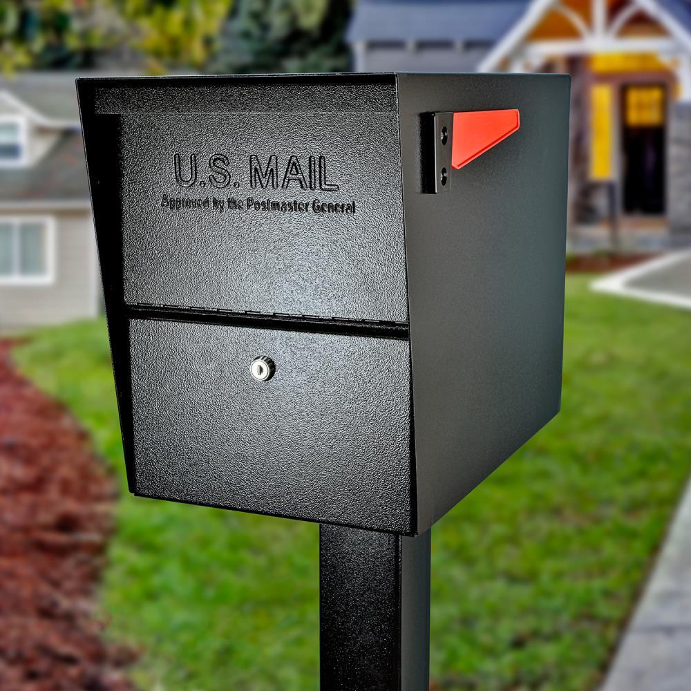 Package Master Locking Post Mounted Mailbox