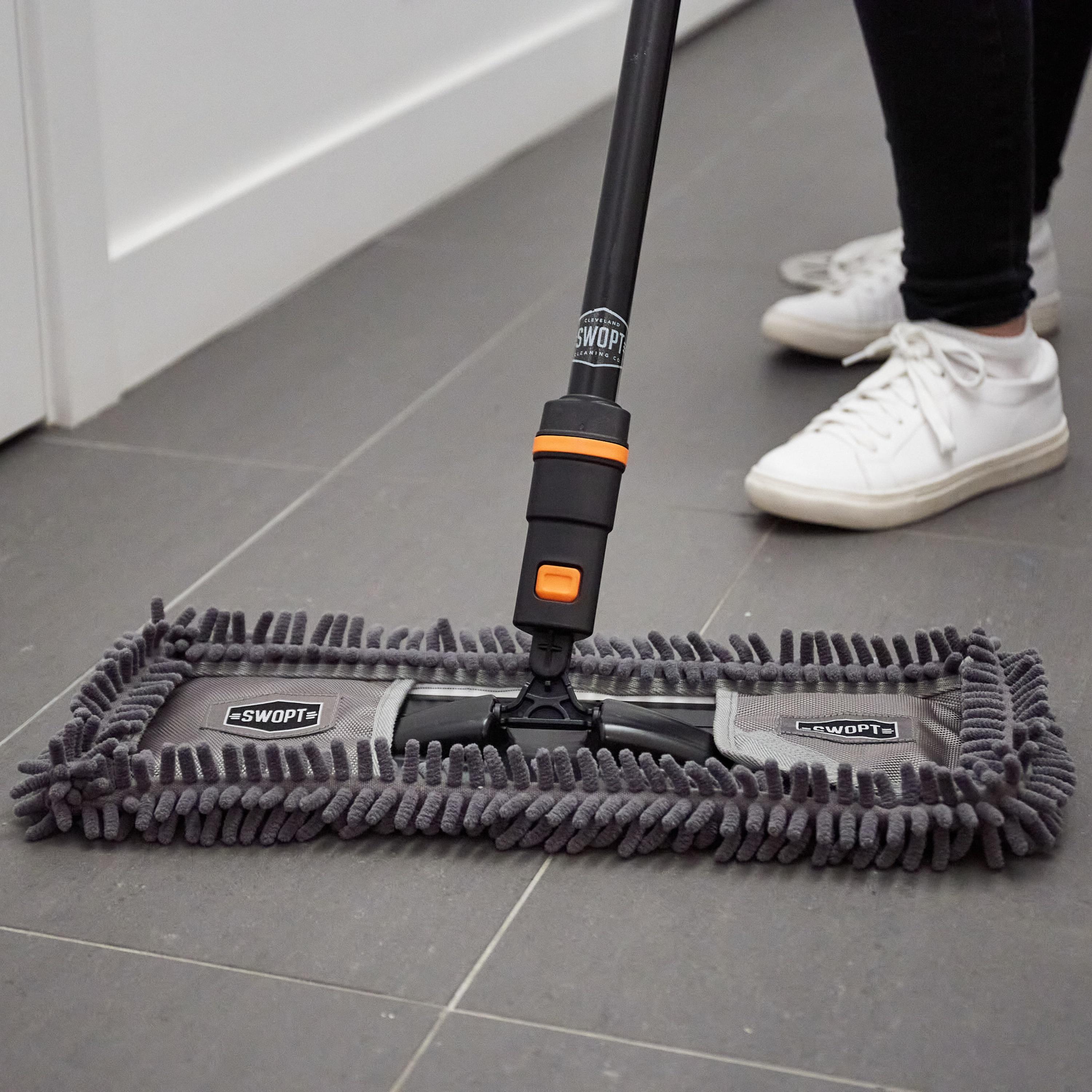 SWOPT Head Only 18 in Smooth Surface Microfiber Dust Mop
