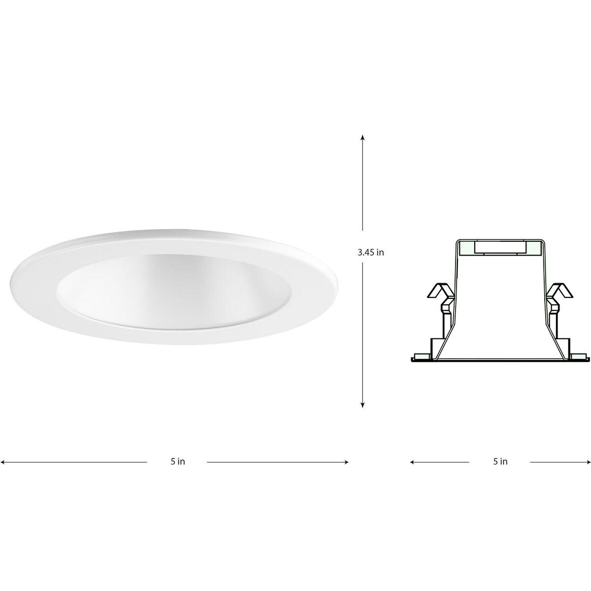 4" LED Recessed Open Shower Trim For 4" Housing