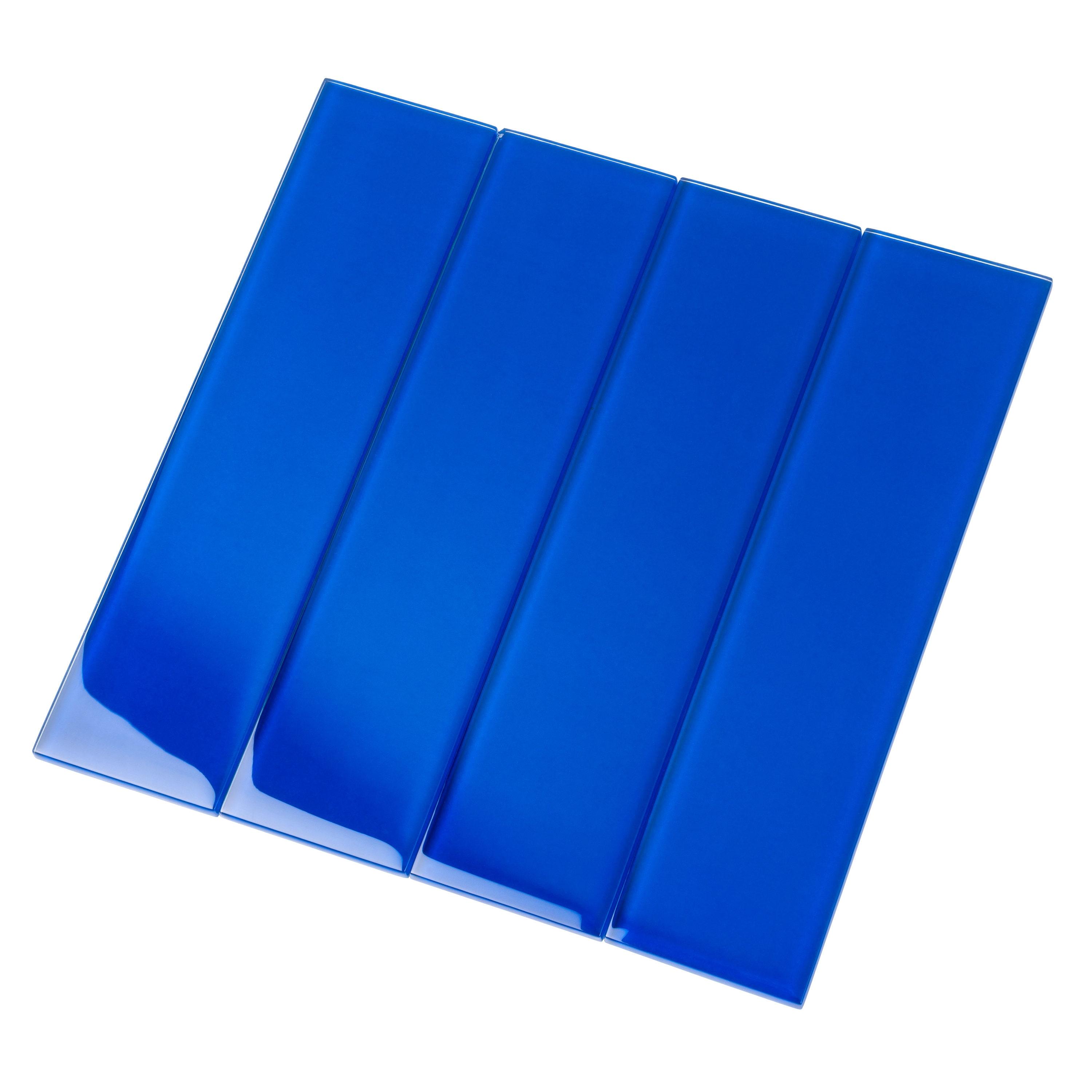 3" X 12" Glass Brick Look Subway Wall Tile