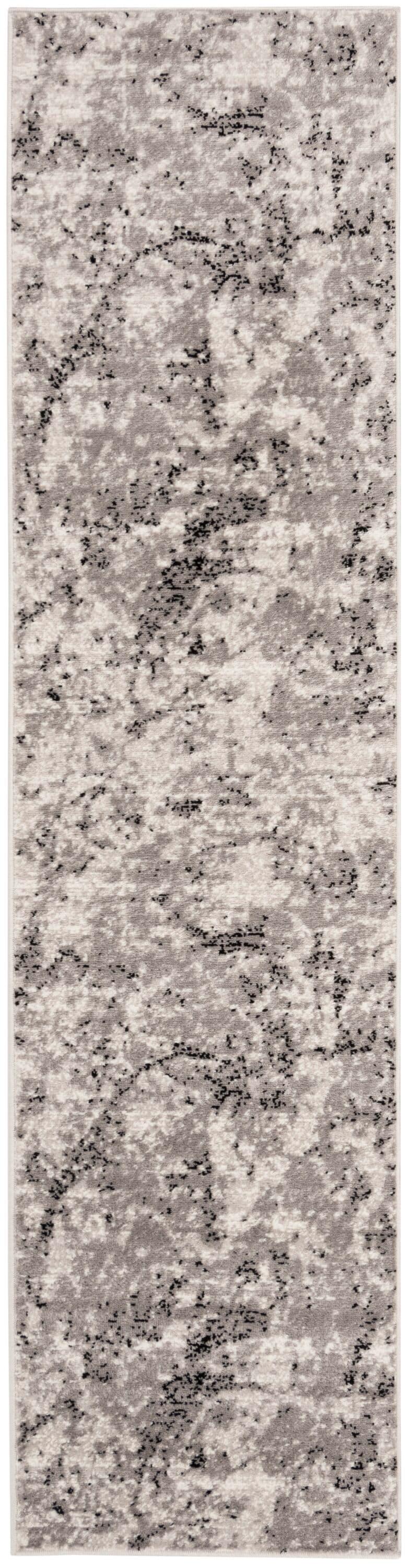 Safavieh Skyler 2' x 12' Runner Rug in Gray and Ivory