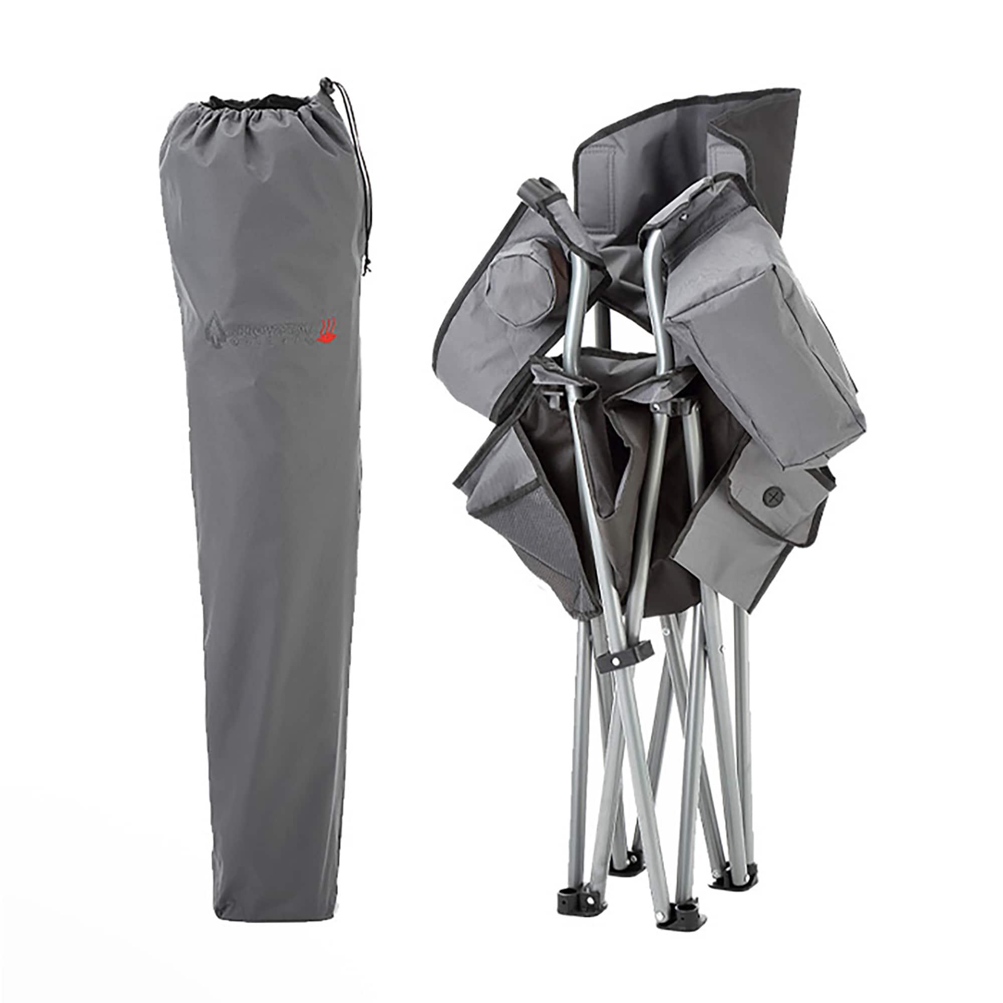 Folding Camping Chair with Cushions