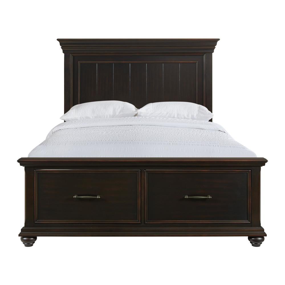 Picket House Furnishings Brooks Queen Platform Storage Bed in Black