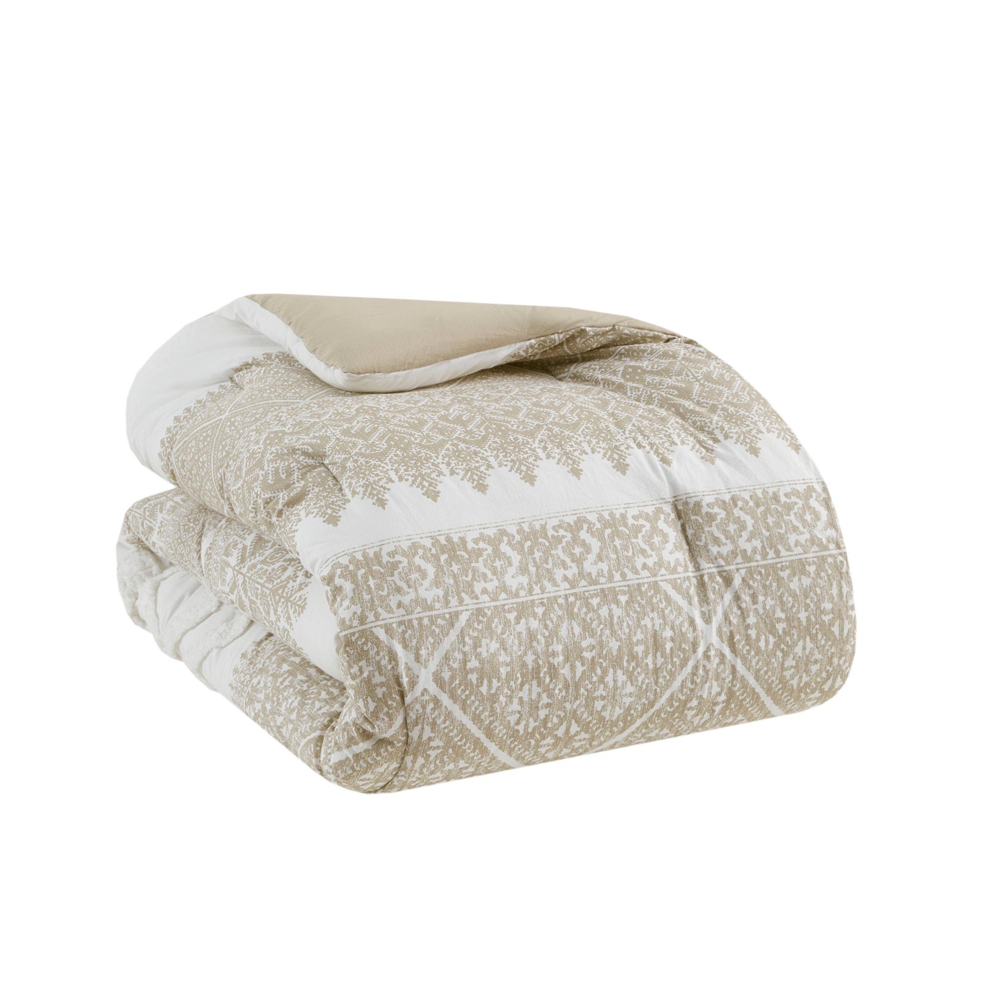 INK+IVY Mila 3 Piece Cotton Comforter Set with Chenille Tufting