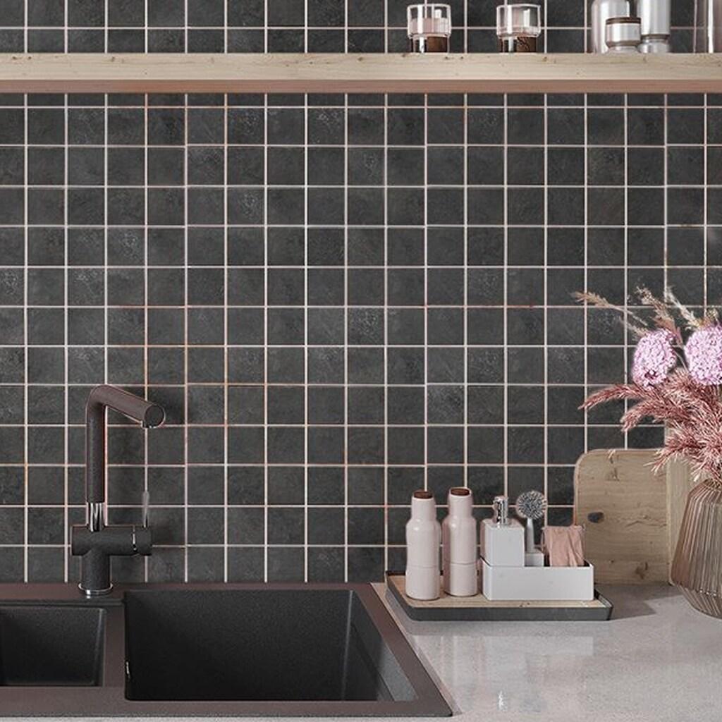 Splendor 11.81'' W x 11.81'' L Porcelain Tile Mosaic Sheet