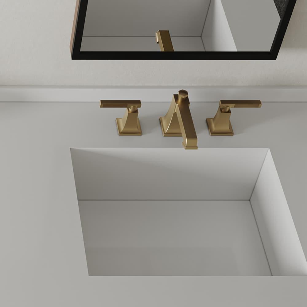 Widespread 2-handle Bathroom Faucet with Drain Assembly