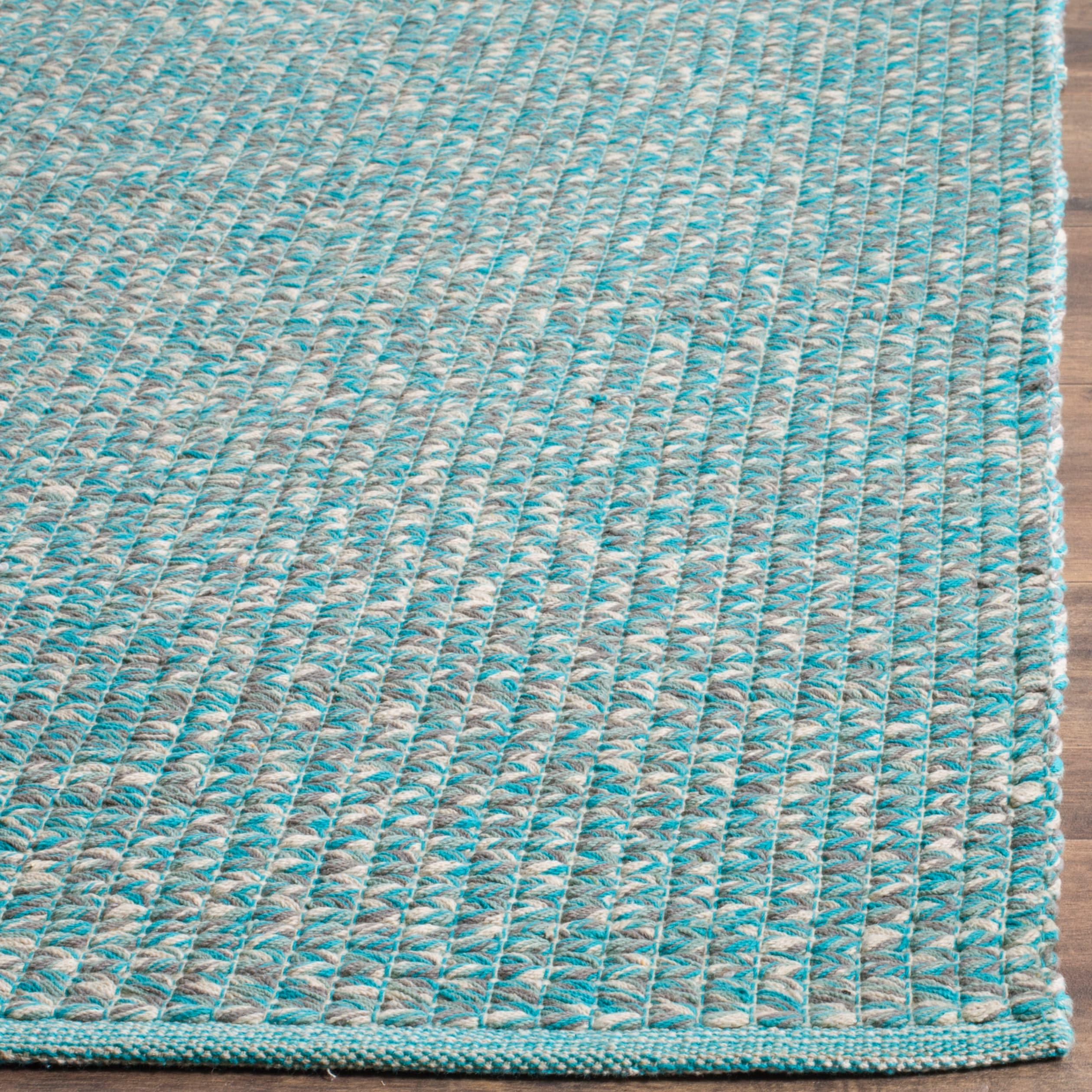 Alberta Hand Woven Cotton Abstract Rug