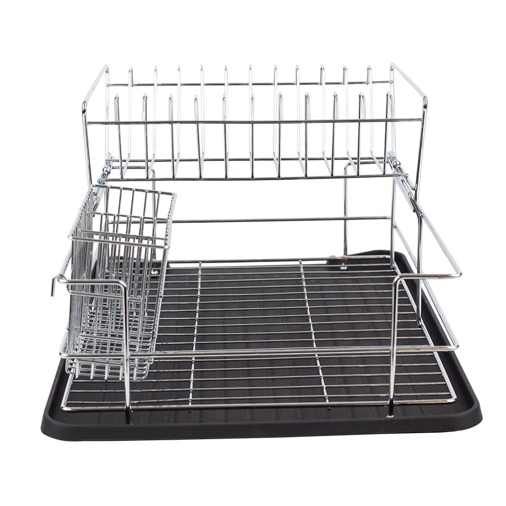 Weyand Adjustable Stainless Steel Countertop Dish Rack