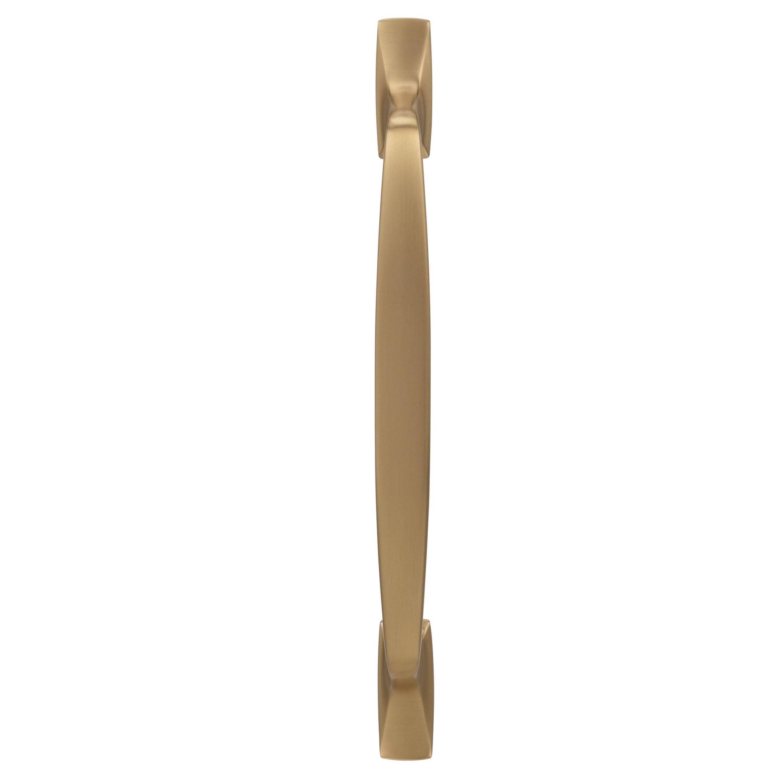 Amerock Highland Ridge 6-5/16 inch (160mm) Center-to-Center Golden Champagne Cabinet Pull