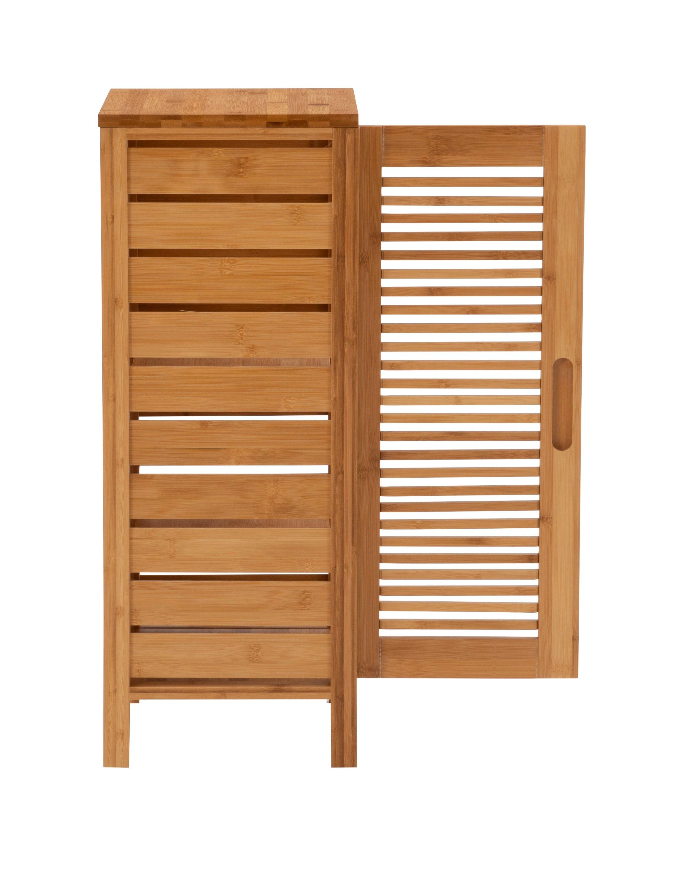 Bracken One-Door Floor Cabinet Natural - Linon