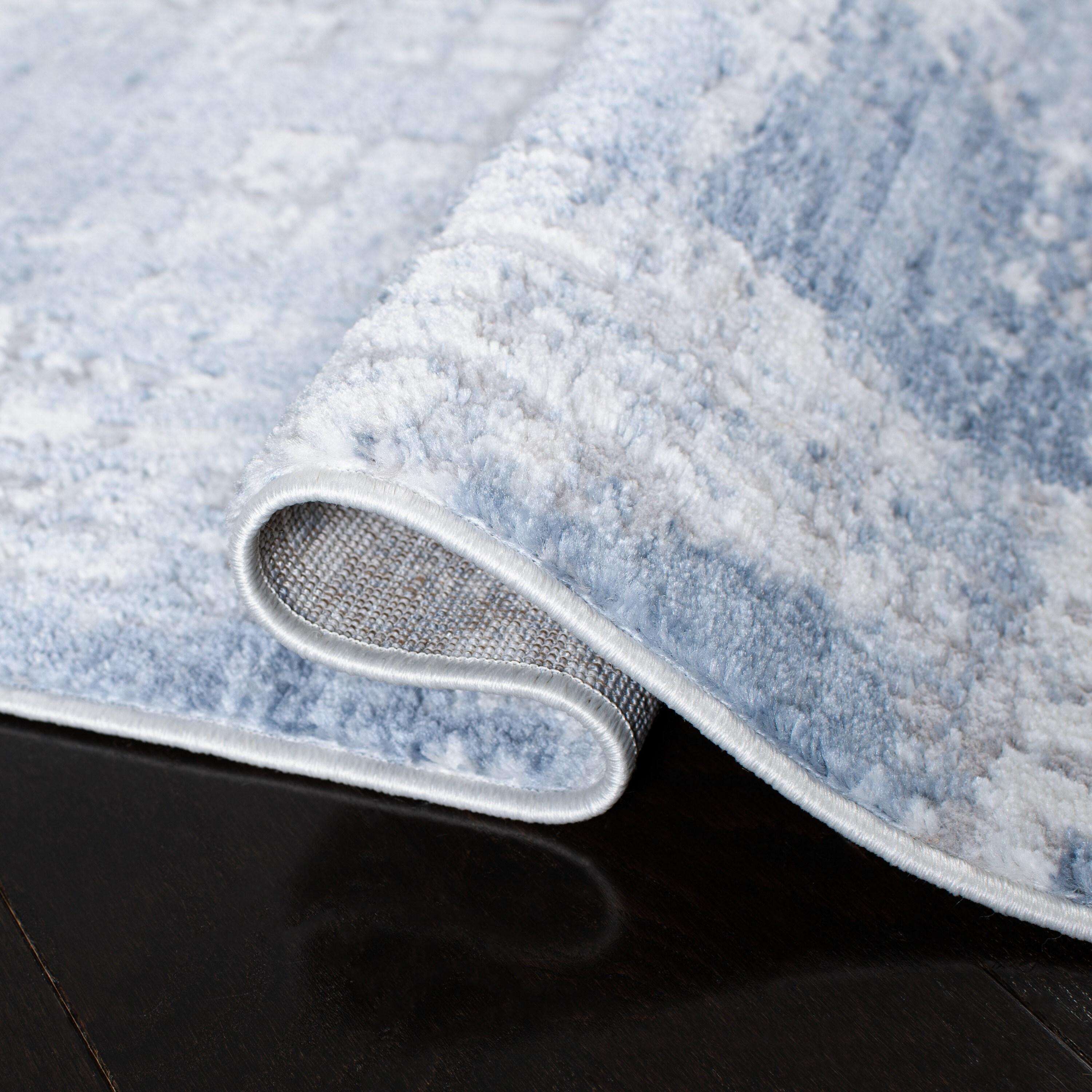 Amelia ALA786 Power Loomed Area Rug - Ivory/Blue - 8'9"x11'9" - Safavieh.
