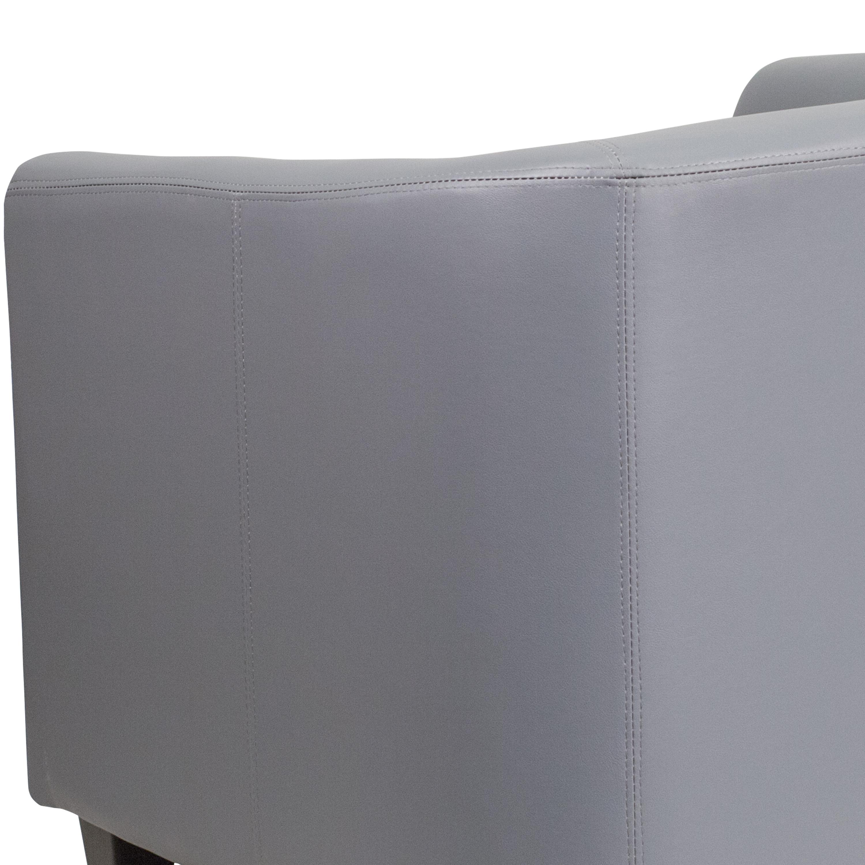 Flash Furniture Katie LeatherSoft Lounge Chair with Sloping Arms